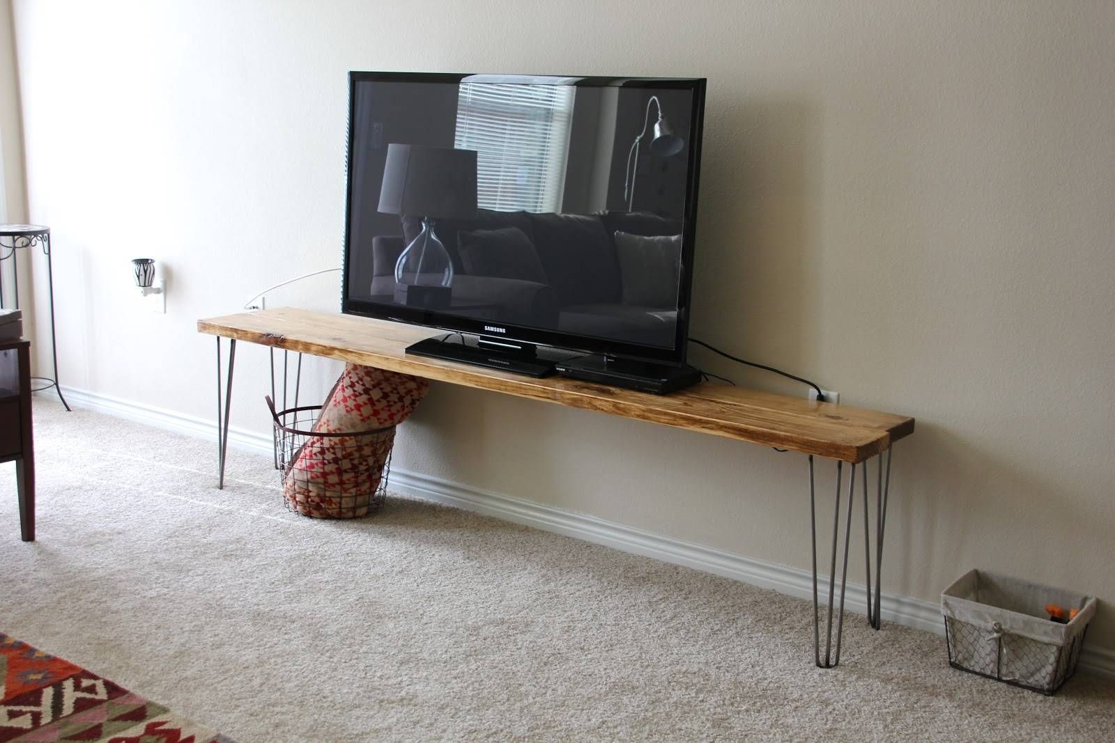 Tv Stand / Bench / Any Table : A Tutorial | Sweet Verbena Pertaining To Bench Tv Stands (Photo 1 of 15)