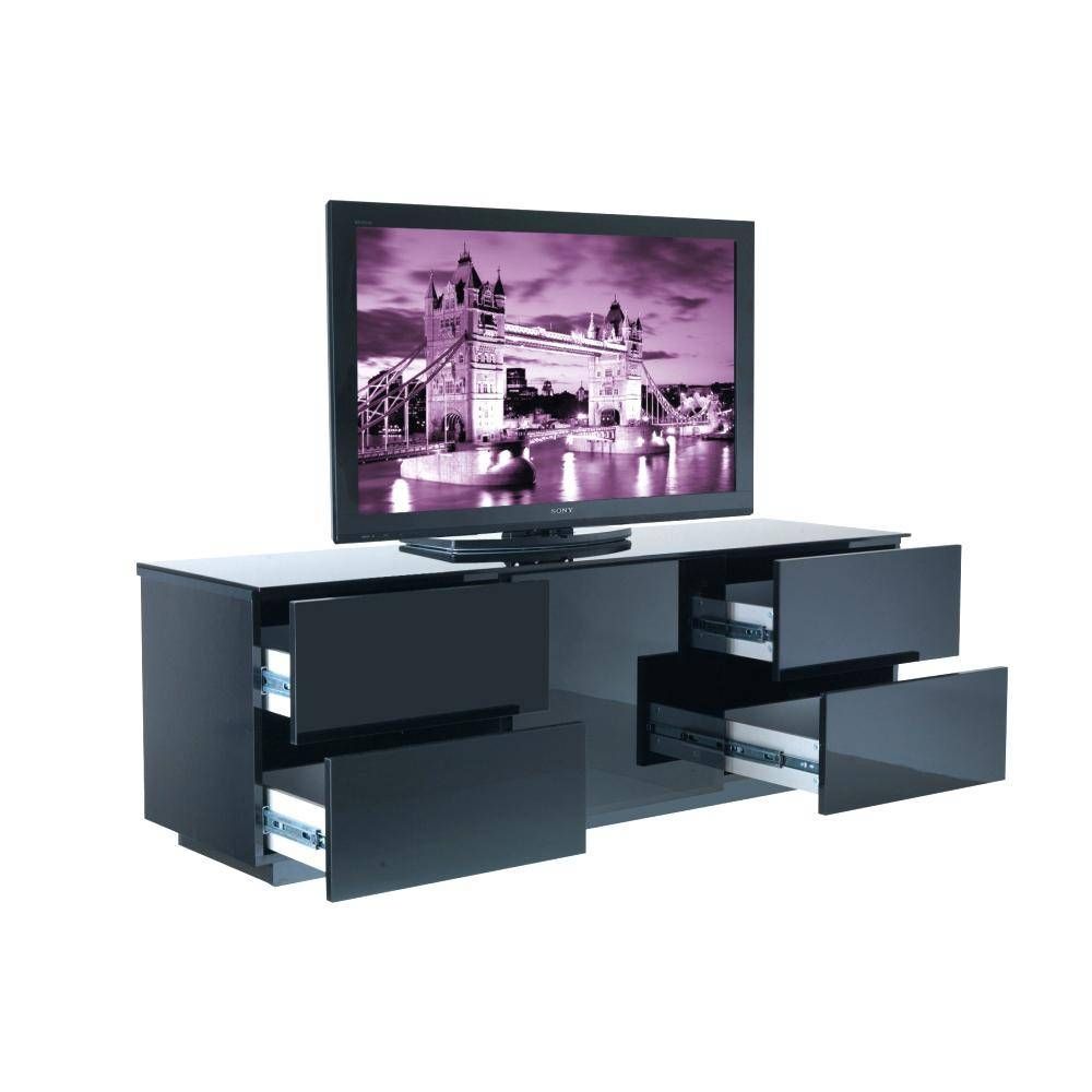 Tv Stand : Black High Gloss Tv Stand Uk White Or Black Gloss Tv Intended For Black High Gloss Corner Tv Unit (View 13 of 15)