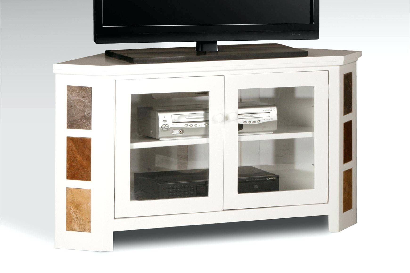 Tv Stand : Tall Corner Tv Stand For 55 Inch Tv Electric Corner Within White Small Corner Tv Stands (View 14 of 15)