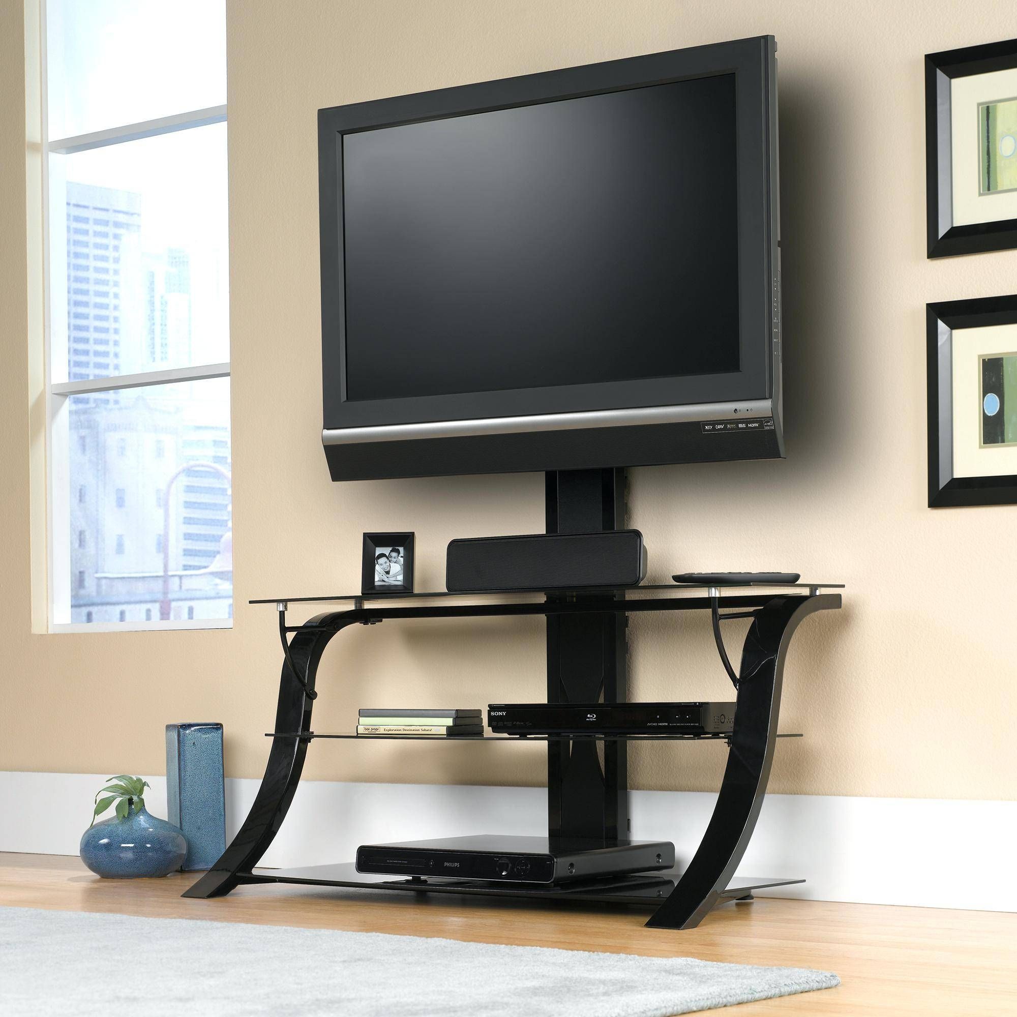 Tv Stand : Tv Stand For Living Space 137 Trendy Mesmerizing Metal In Modern Tv Stands With Mount (Photo 14 of 15)