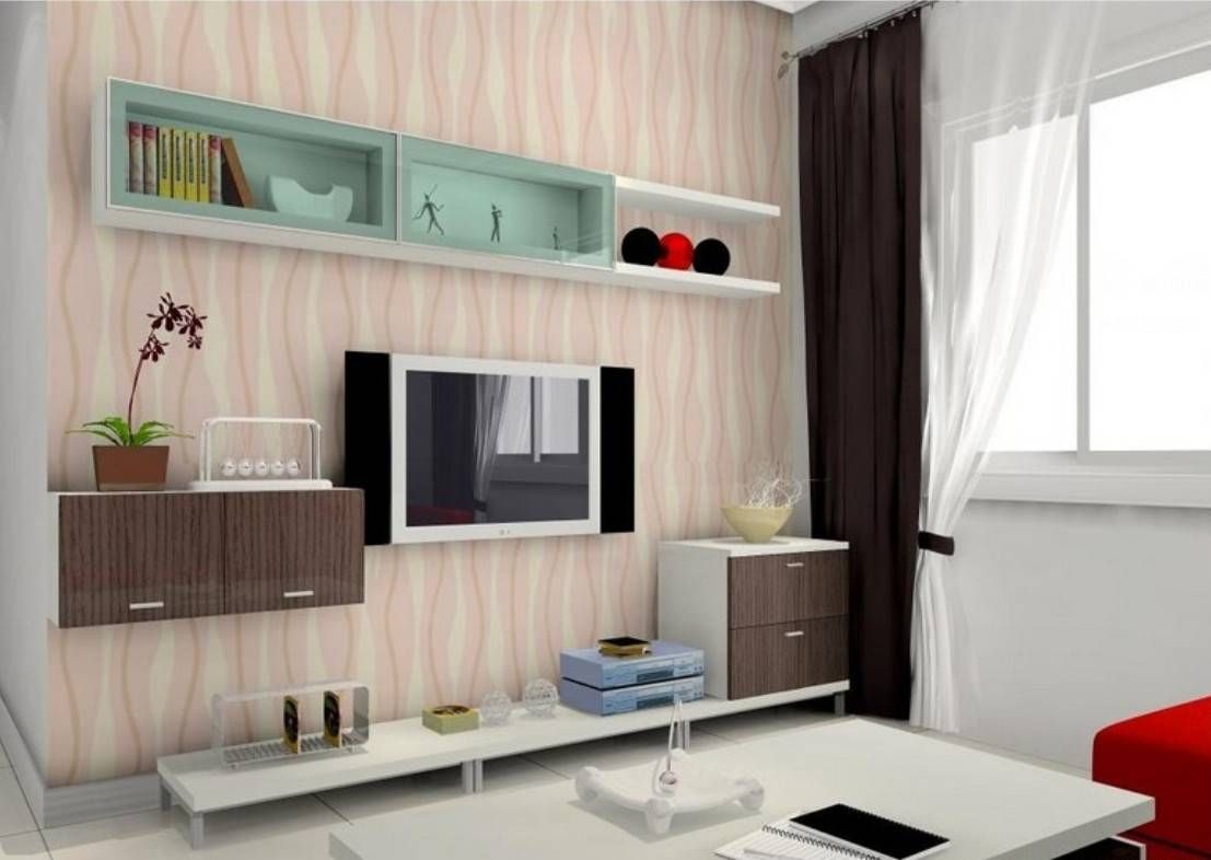 Tv Wall Design With Display Cabinets | 3d House For Wall Display Units And Tv Cabinets (Photo 1 of 15)