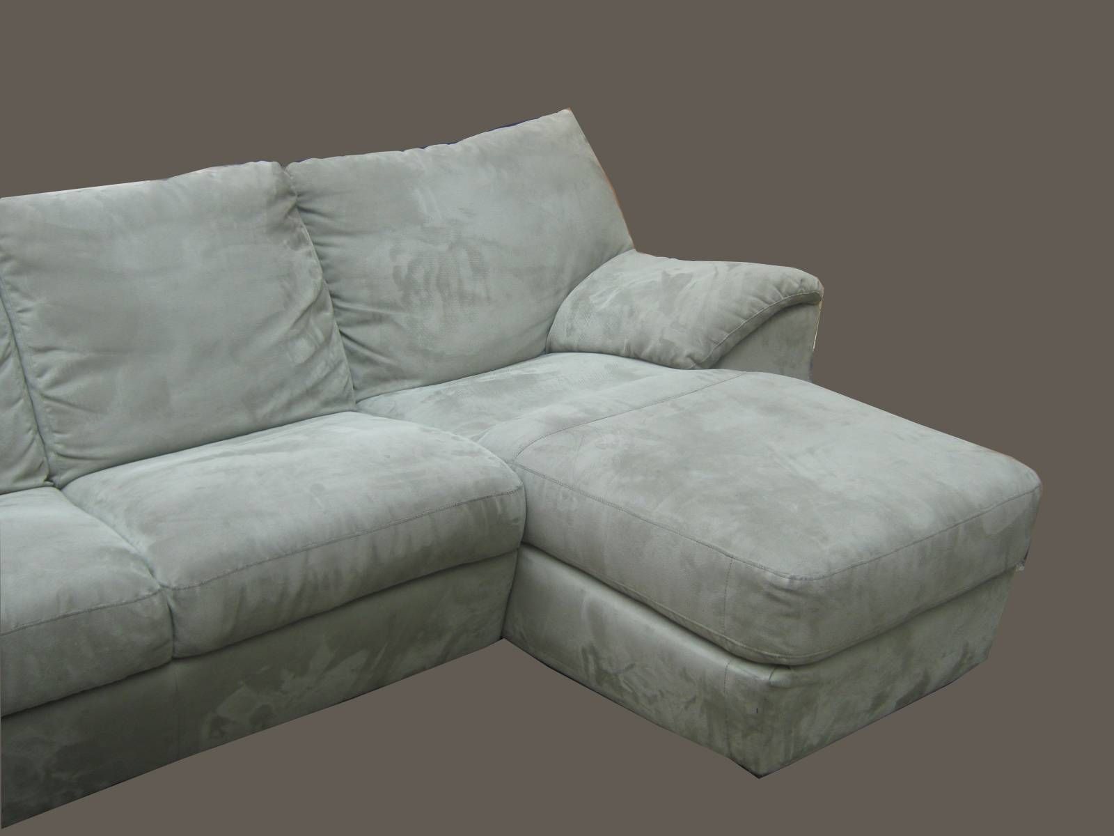 Uhuru Furniture & Collectibles: Natuzzi Sage Green Microfiber Throughout Natuzzi Microfiber Sectional Sofas (View 1 of 15)