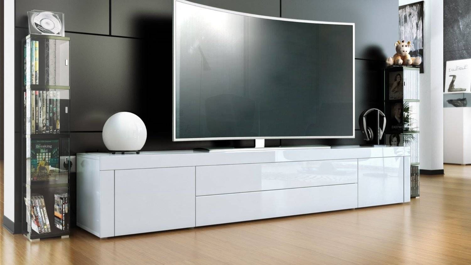 Featured Photo of 15 Best Modern White Gloss Tv Stands