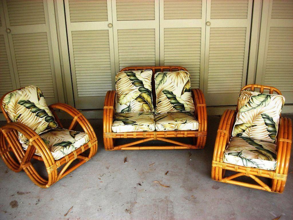 Unique Vintage Bamboo Furniture Styles Pertaining To Bamboo Sofas (View 10 of 15)