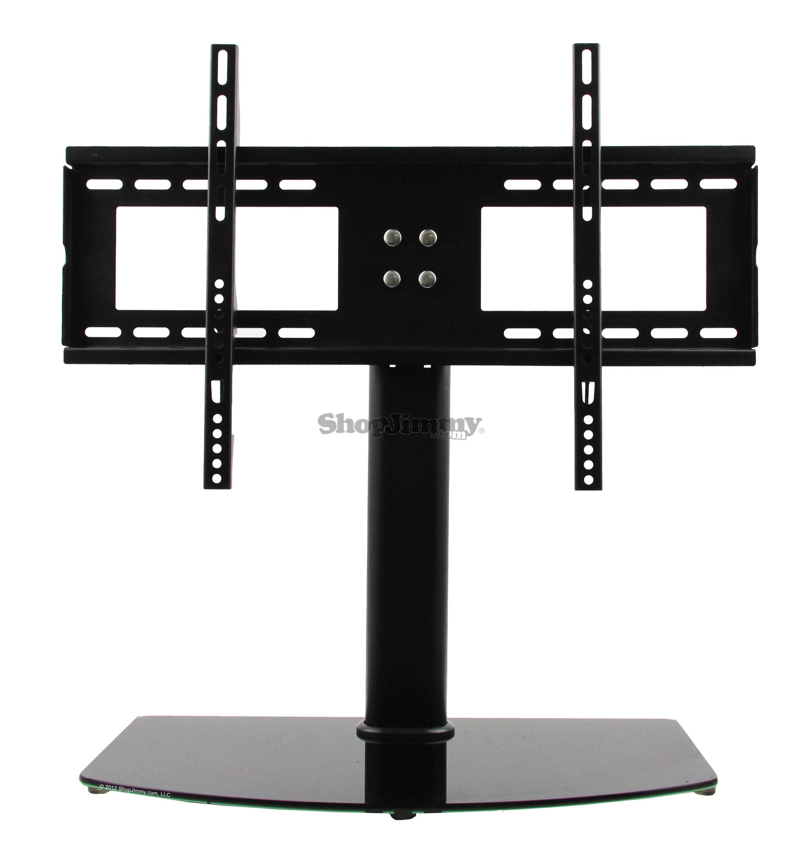 Universal Tv Stand/base + Wall Mount For 37" 55" Flat Screen Tvs With Regard To Universal 24 Inch Tv Stands (View 1 of 15)