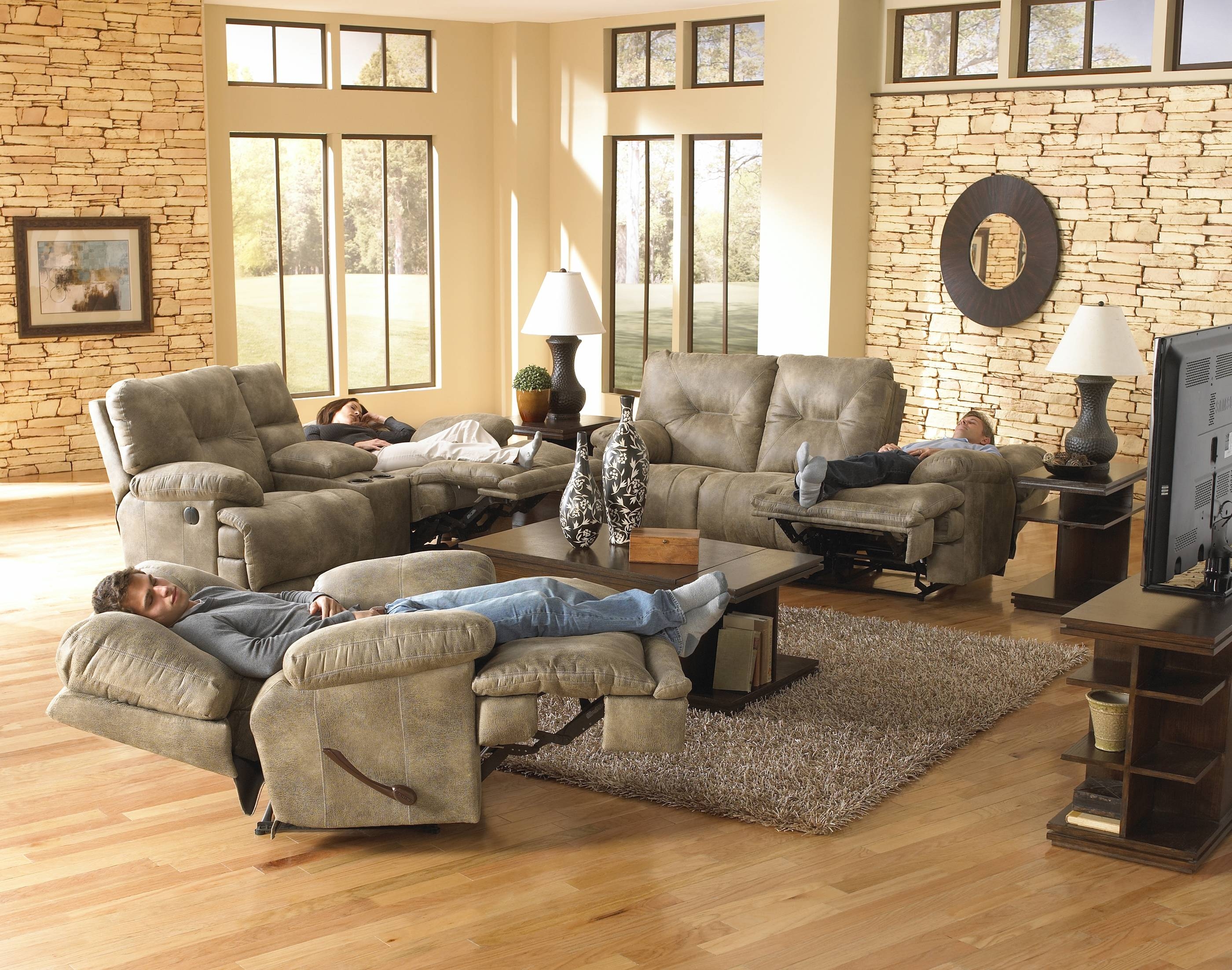 Voyager Reclining Sofa & Loveseatcatnapper In Catnapper Recliner Sofas (Photo 1 of 15)