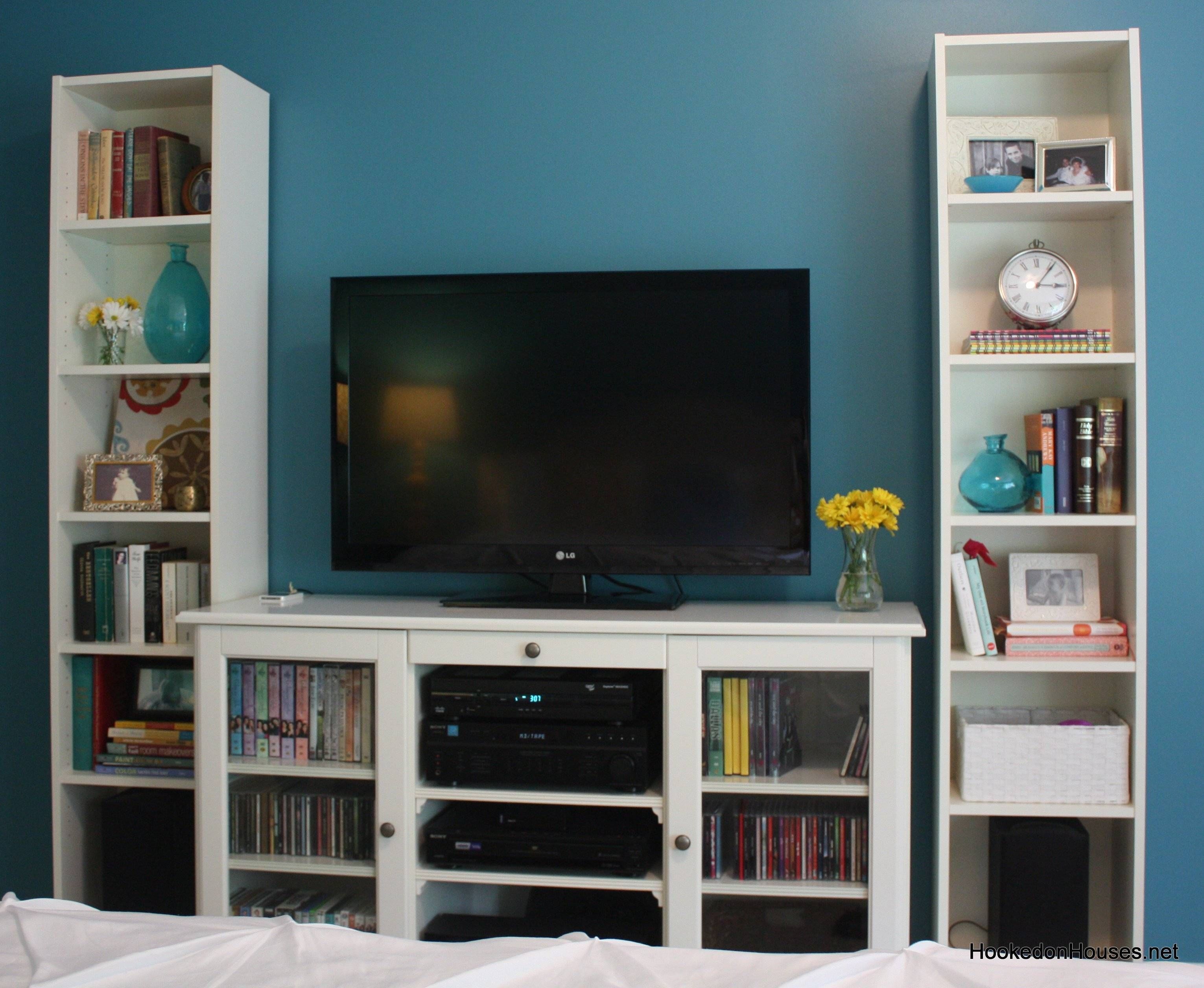 Wall Units. Astonishing Bookcase With Tv Storage: Awesome Bookcase Pertaining To Tv Stands And Bookshelf (Photo 3 of 15)