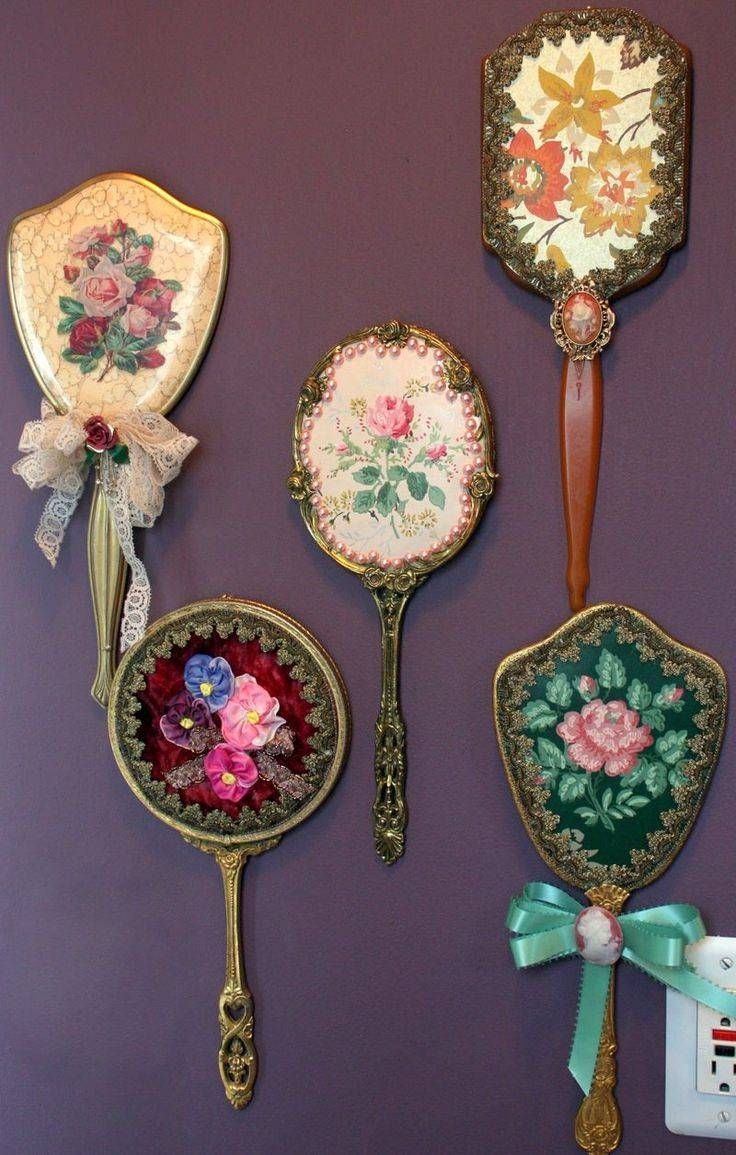 140 Best Mirror Images On Pinterest | Vintage Mirrors, Vintage Intended For Embellished Mirrors (View 15 of 15)
