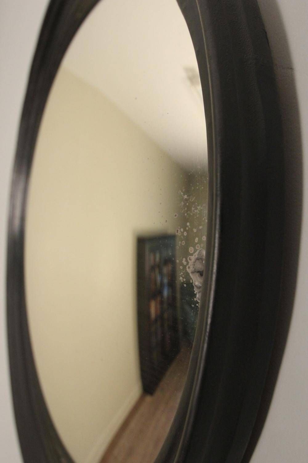 19th C. Convex Wall Mirror In Mirrors & Pictures In Convex Wall Mirrors (Photo 14 of 15)