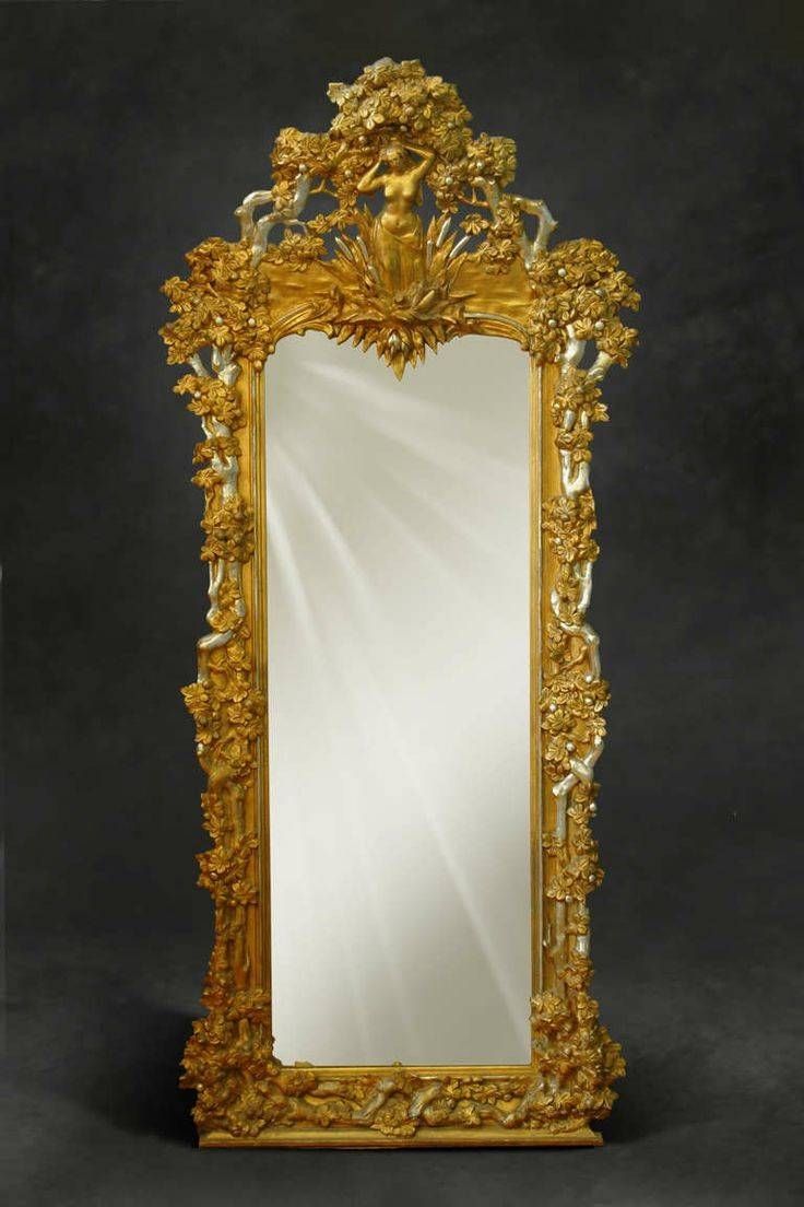 27 Best Mirrors Images On Pinterest | Mirror Mirror, Console Throughout Antique Long Mirrors (View 8 of 15)