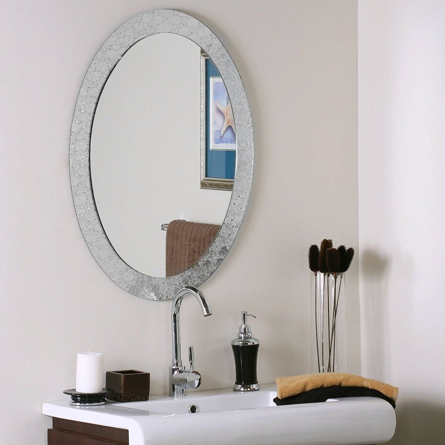 Bathroom Cabinets : Small Wall Mirrors Silver Wall Mirror Big Wall With Regard To Small Bevelled Mirrors (Photo 9 of 15)