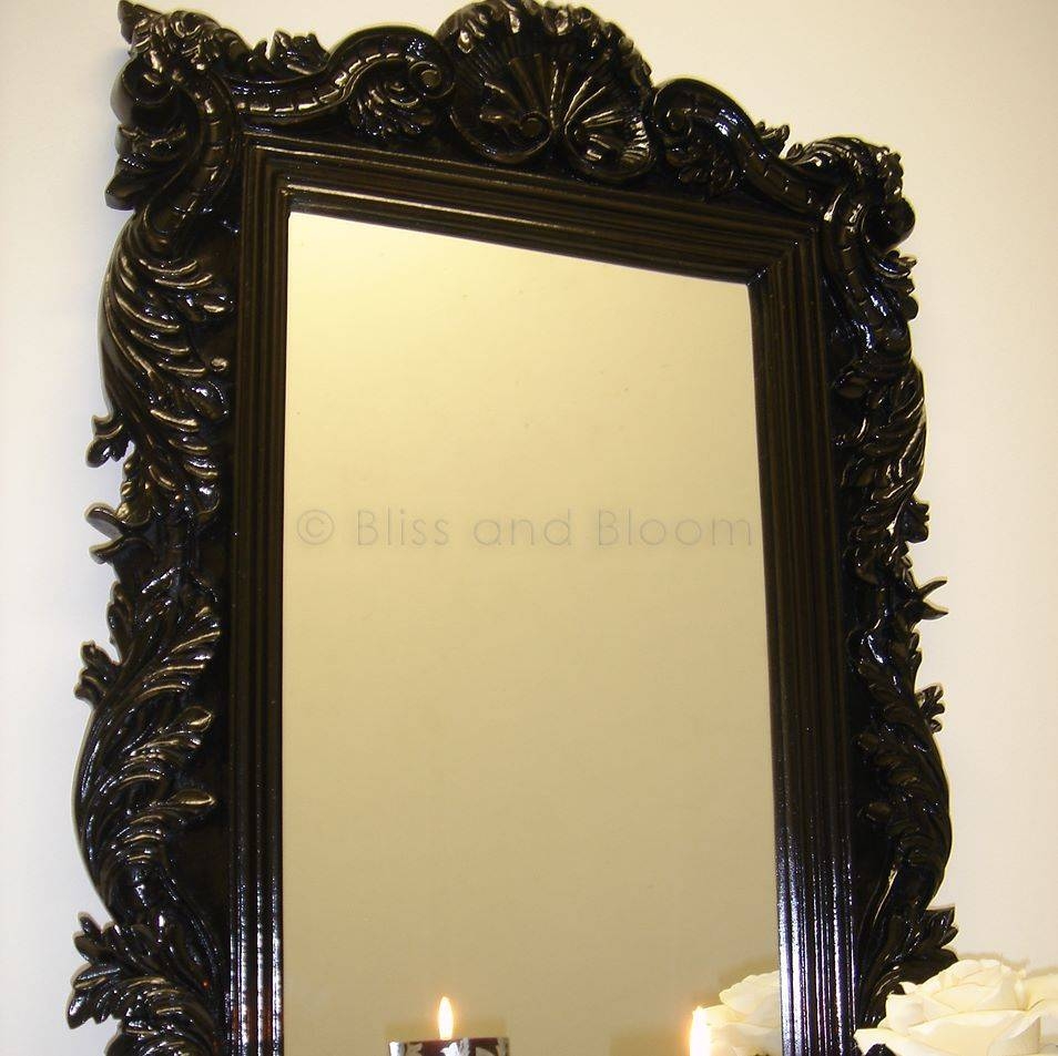 Featured Photo of 2024 Best of Baroque Black Mirrors