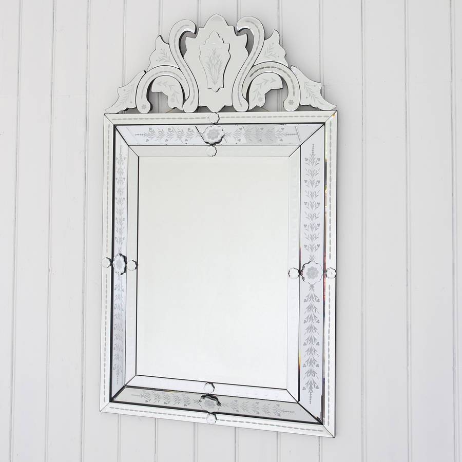 Embellished Venetian Style Mirrordecorative Mirrors Online With Venetian Style Mirrors (Photo 1 of 15)