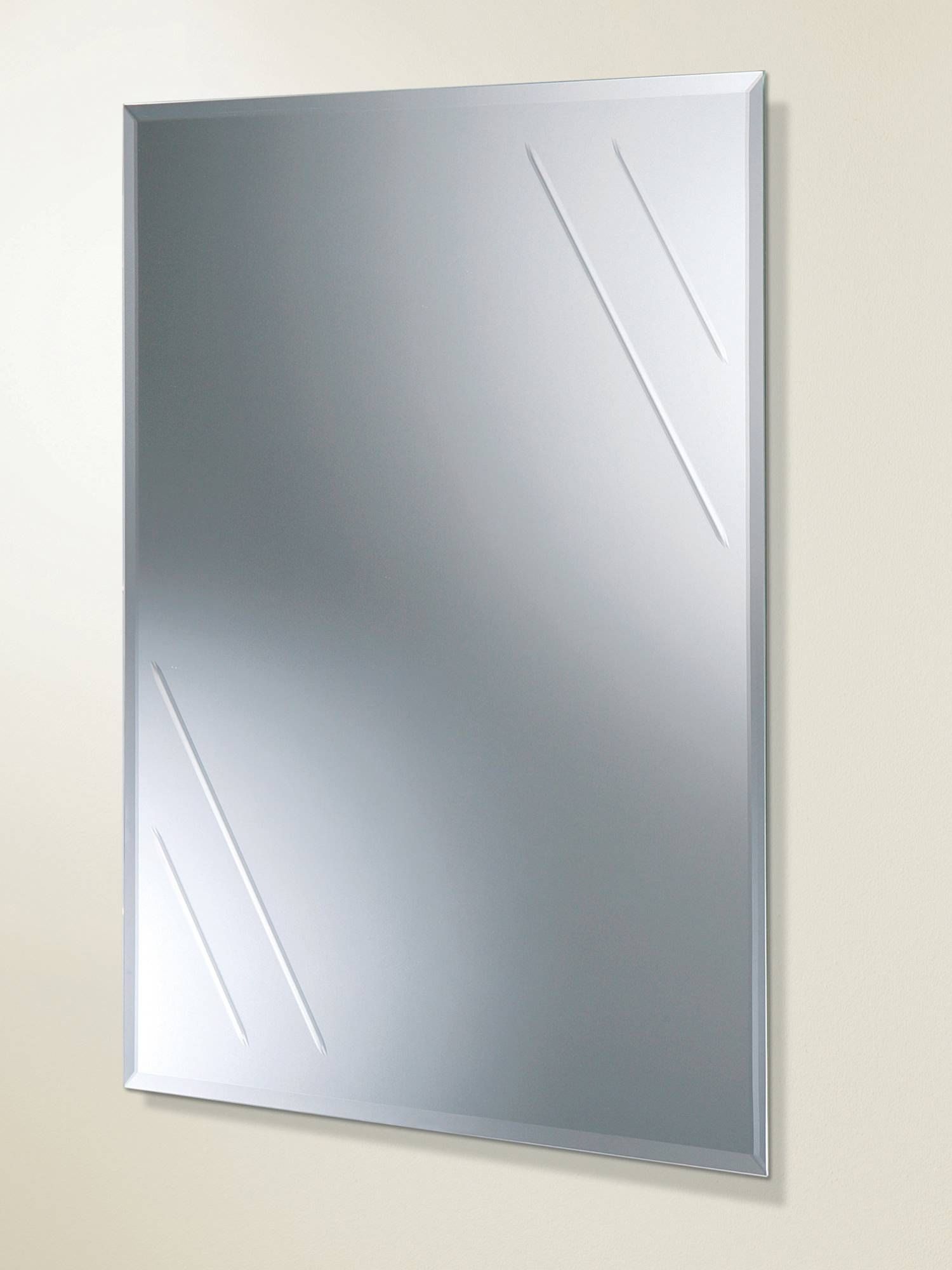 Hib Albina Rectangular Bevelled Edge Bathroom Mirror | 61164100 Inside Bevelled Edge Bathroom Mirrors (Photo 1 of 15)
