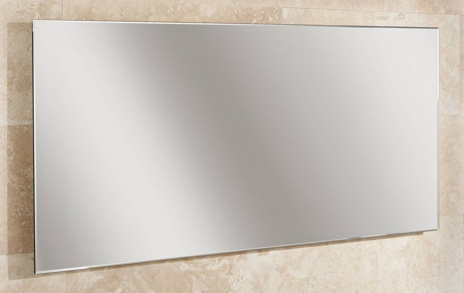 Hib Willow Landscape Bevelled Edge Mirror 1200 X 600mm | 77305000 With Bevelled Edge Bathroom Mirrors (Photo 4 of 15)