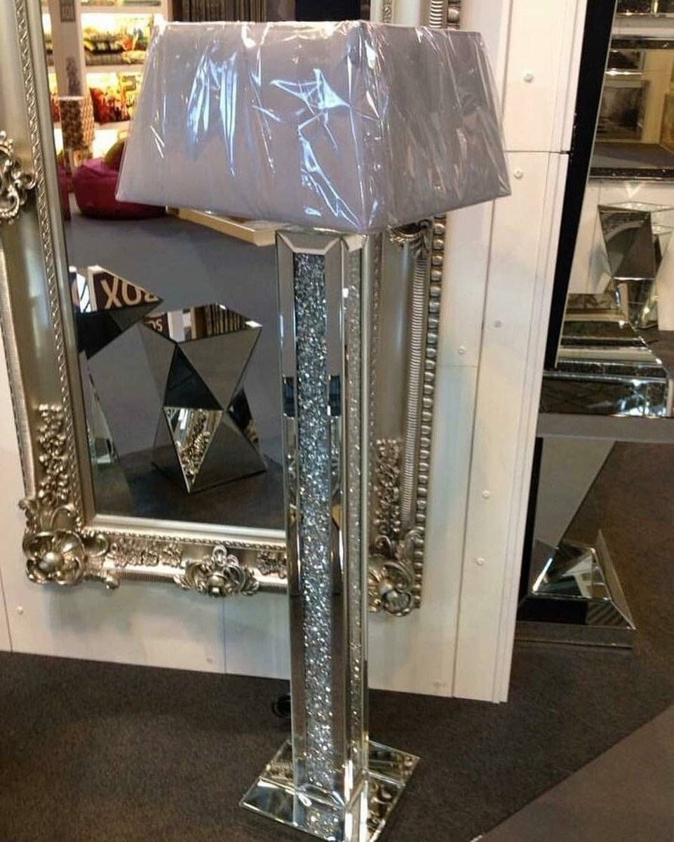 Home Of Bling On Twitter: "milano Mirror Floor Lamp Inlaid With Intended For Bling Floor Mirrors (View 11 of 15)