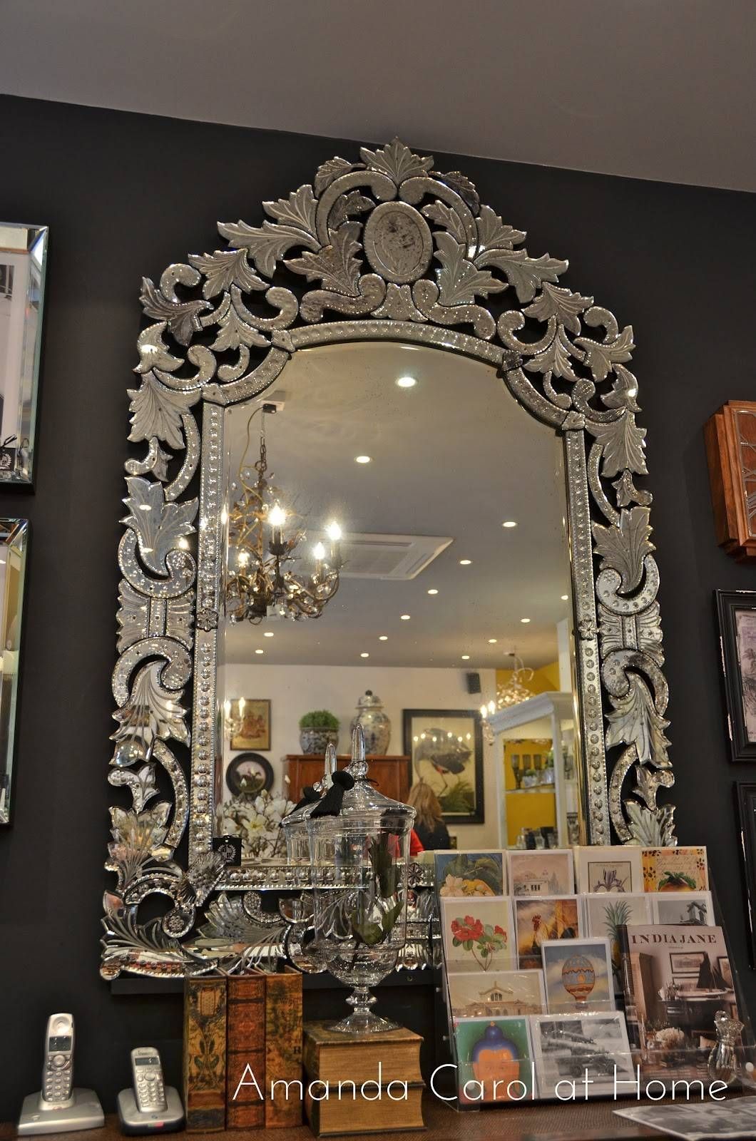 Interior: Vintage Venetian Mirror For Classic Interior Decor With Shopping Mirrors (View 7 of 15)