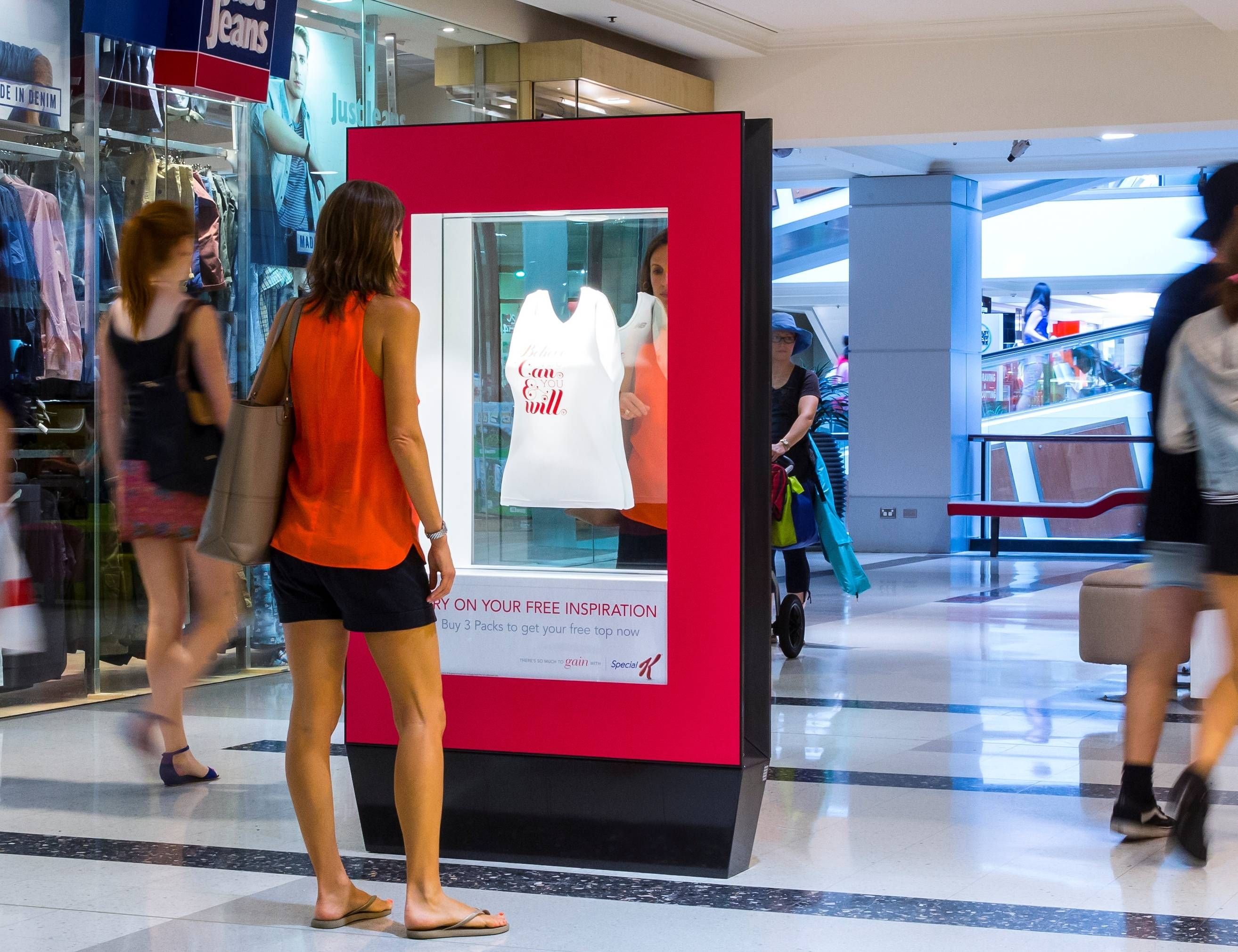 Kellogg's Transforms Retail Panels Into 'change Room Mirrors' For Regarding Shopping Mirrors (View 6 of 15)
