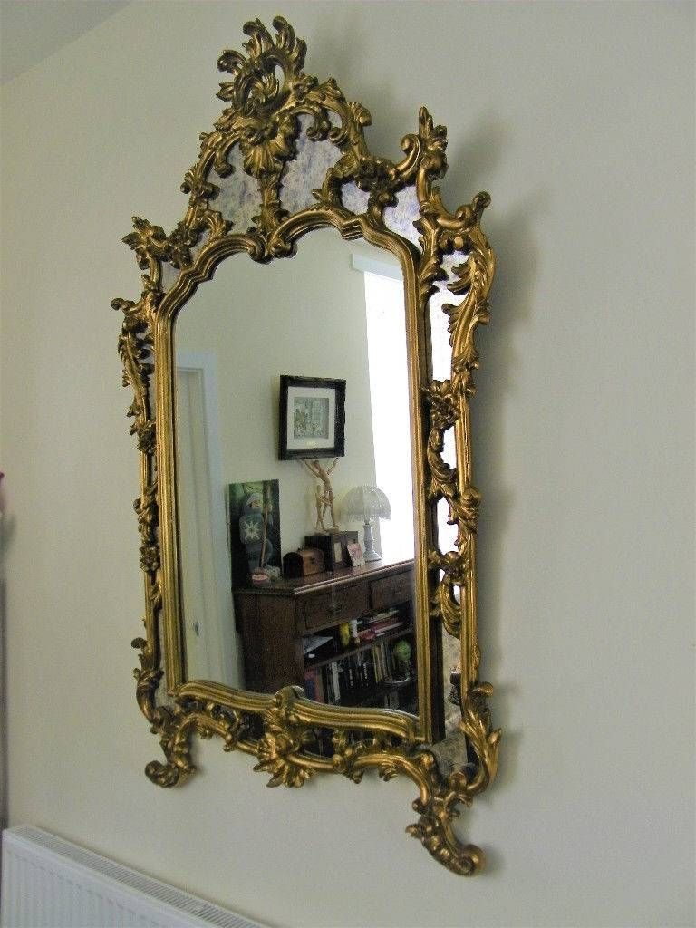 Large Vintage Ornate Mirror | In Barry, Vale Of Glamorgan | Gumtree Within Vintage Ornate Mirrors (Photo 12 of 15)