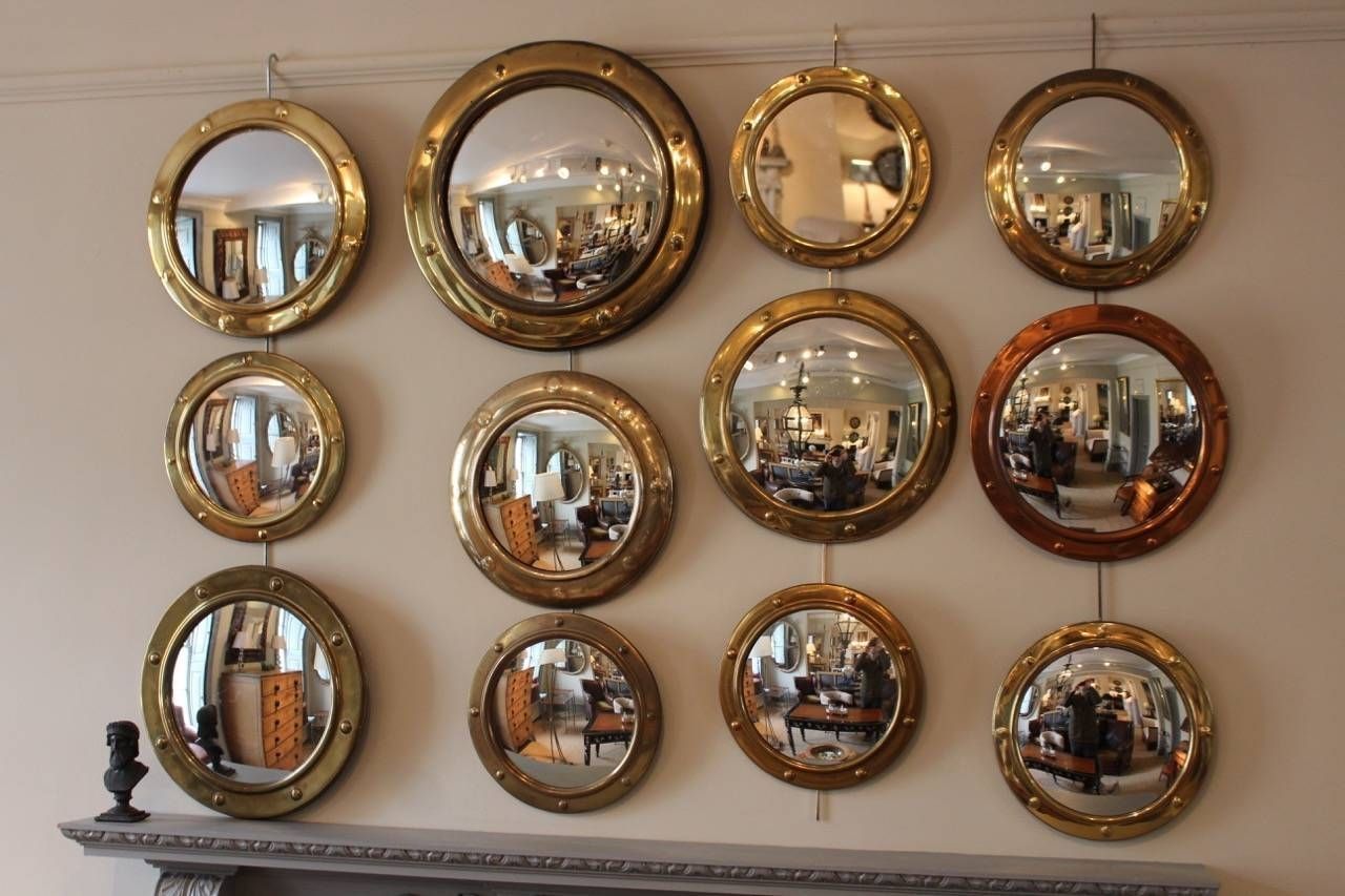 Mirror : Antique Round Convex Mirror › Puckhaber Decorative For Antique Small Mirrors (Photo 7 of 15)