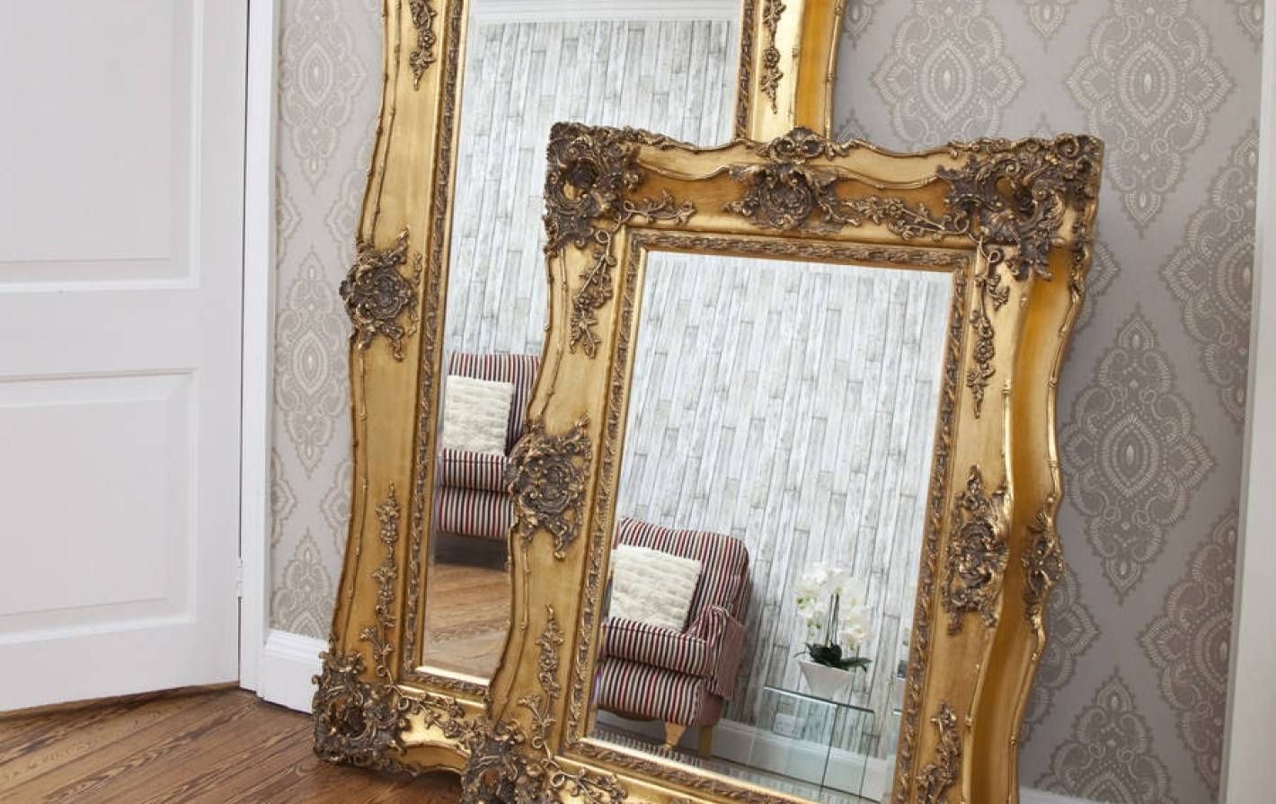 Mirror : Awesome Gold Rococo Mirror Rococo Mirror Frame In Ascp In Large White Rococo Mirrors (Photo 14 of 15)