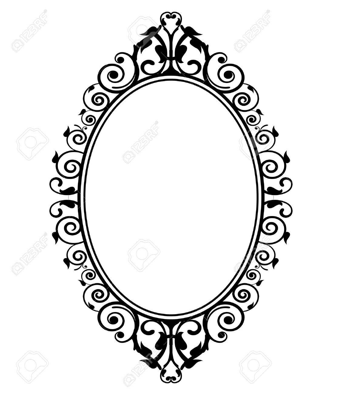 Mirror : Black Wall Mirrors Amazing Black Vintage Mirror 5 For Black Vintage Mirrors (View 4 of 15)