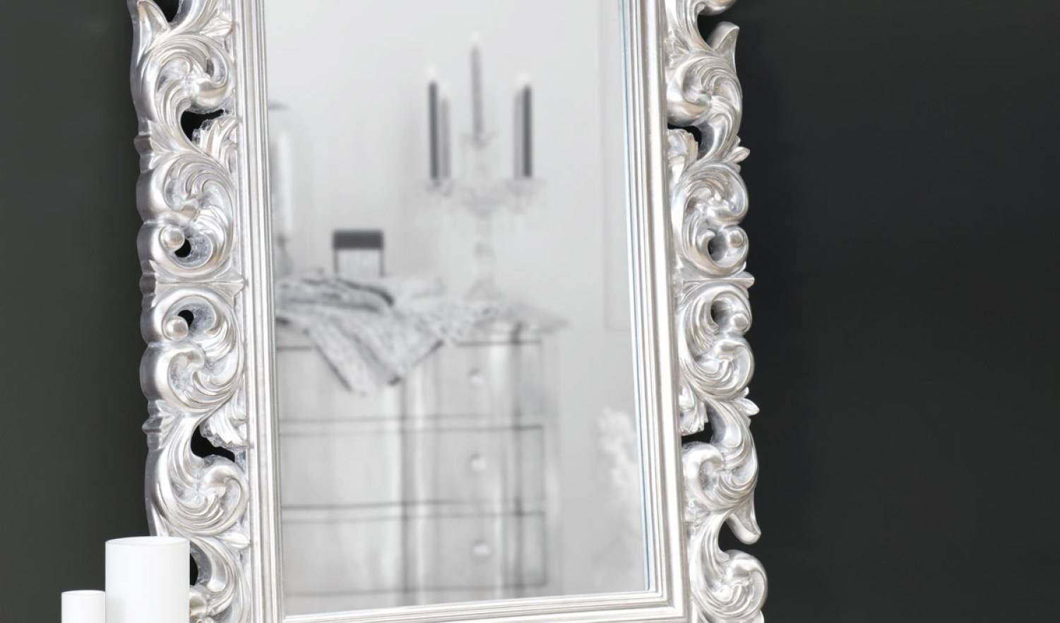 Mirror : Contemporary White Framed Decorative Mirrors Miraculous Inside Contemporary White Mirrors (View 14 of 15)