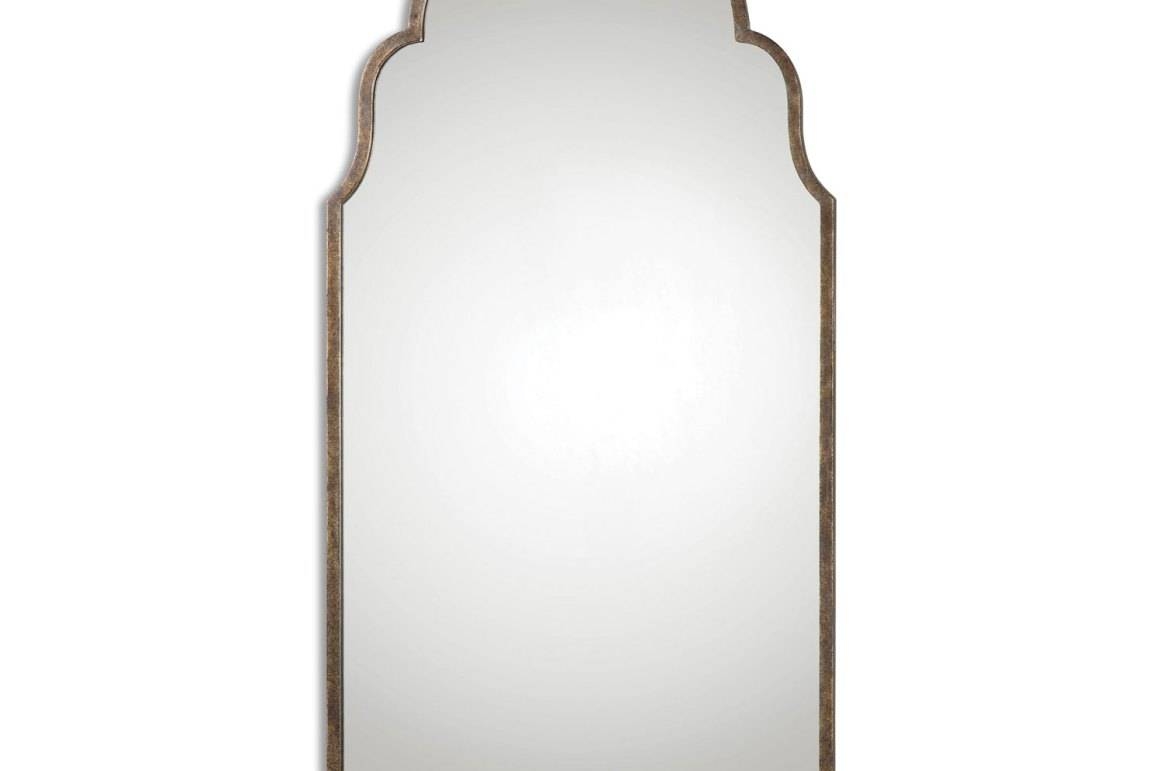 Mirror : Curved Top Mirror Fearsome Curved Top Bathroom Mirror Intended For Curved Top Mirrors (View 13 of 15)