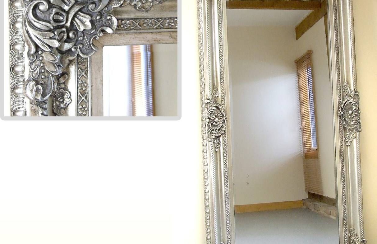 Mirror : Decorative Ornate Mirrors Awesome Ornate Full Length Wall With Ornate Floor Length Mirrors (Photo 8 of 15)