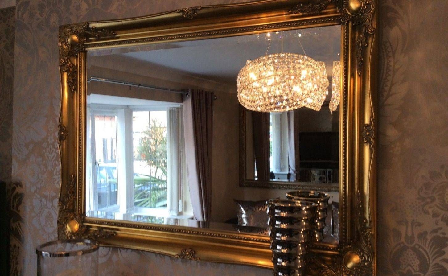Mirror : Decorative Vintage Mirrors For Sale 28x22 Baroque Gold For Vintage Gold Mirrors (View 12 of 15)
