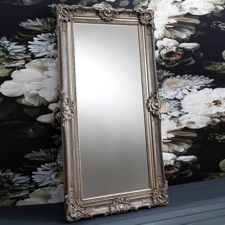 Mirror : Gorgeous Large Ornate Antique Gold Mirror Incredible Throughout Vintage Ornate Mirrors (Photo 10 of 15)
