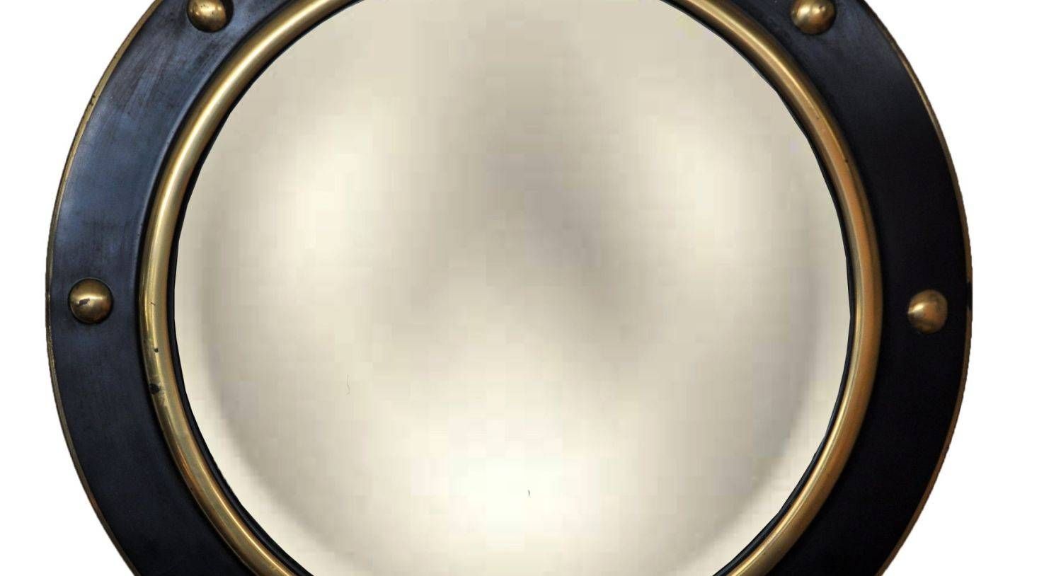 Mirror : Great Set Of 12 Porthole Convex Mirrors Round / Oval Pertaining To Convex Porthole Mirrors (View 3 of 15)