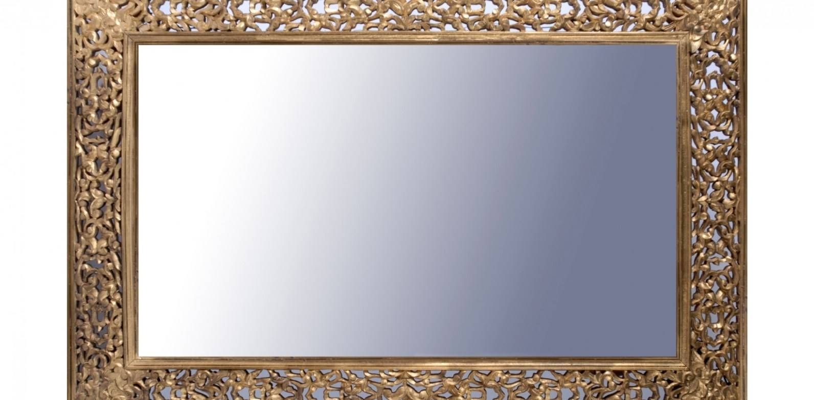 Mirror : Prominent Antique Gold Mirrors Oval Amiable Antique Gold Throughout Vintage Gold Mirrors (View 11 of 15)