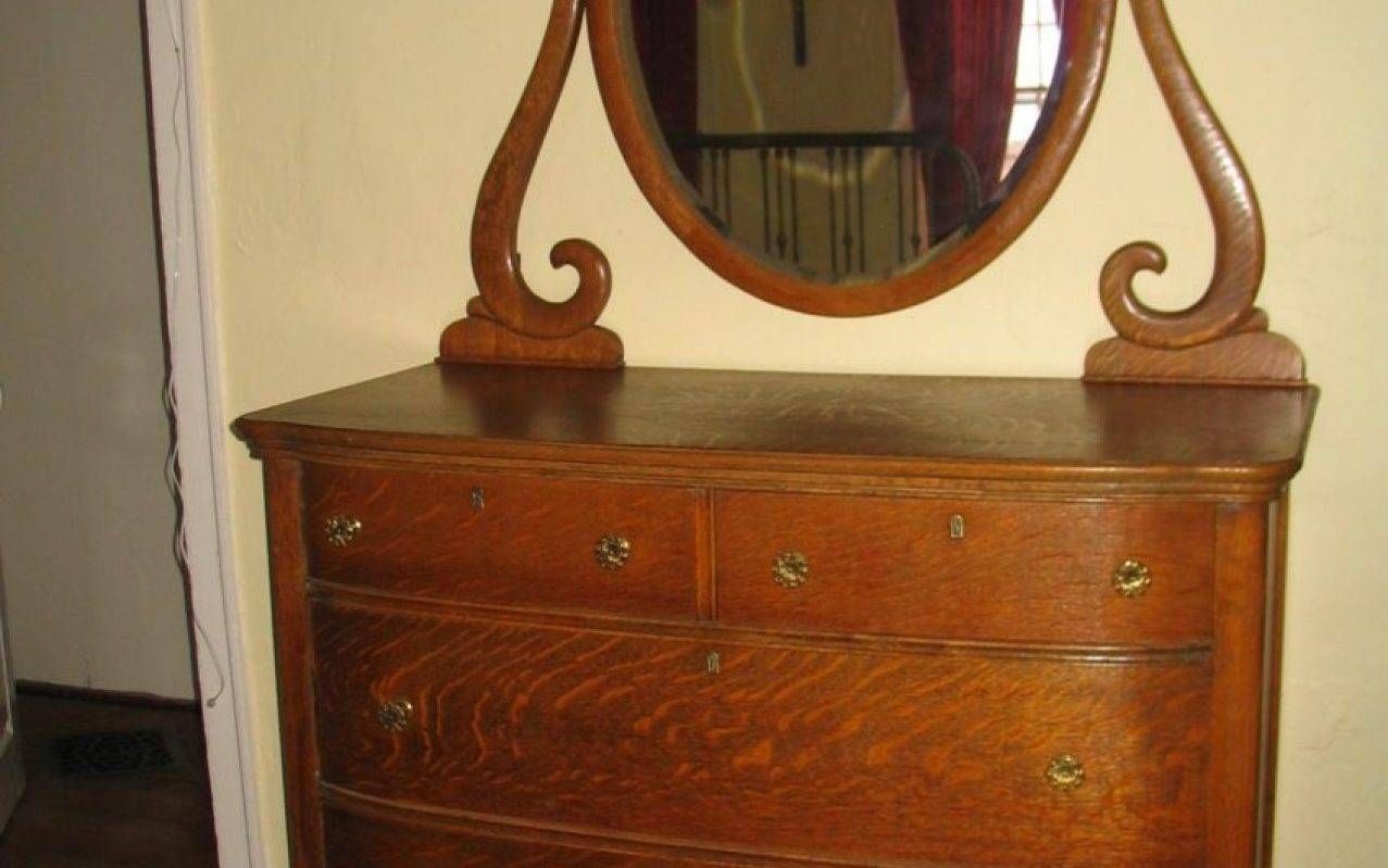 Mirror : Rare Antique Oak Sideboards With Mirrors Gratifying Throughout Antique Oak Mirrors (Photo 7 of 15)