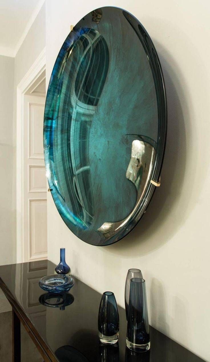 Mirror : Round Convex Mirror Infatuate Pottery Barn Round Convex In Round Bubble Mirrors (View 4 of 15)