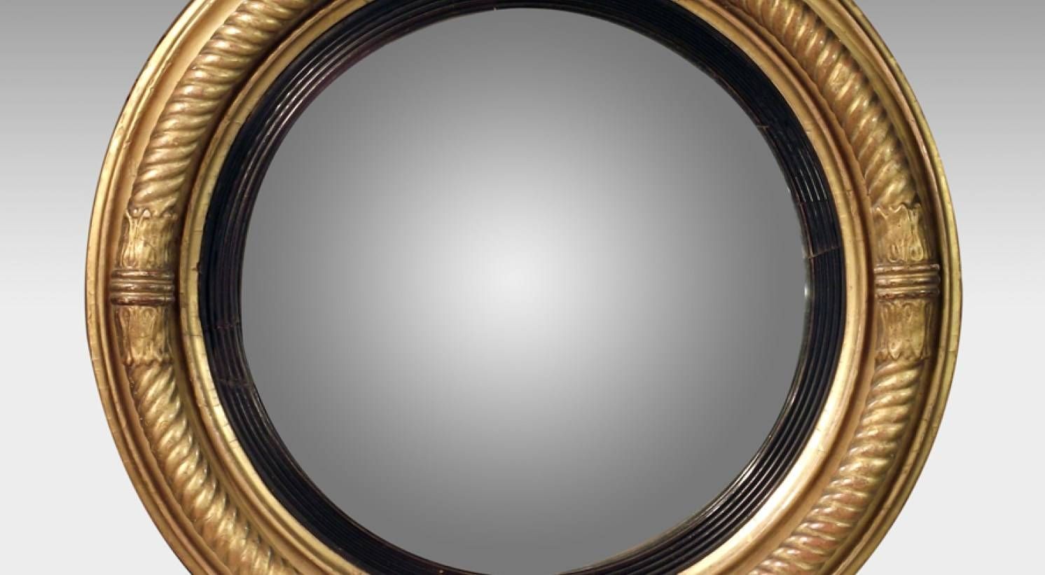 Mirror : Round Gilt Mirror Glorious Antique Round Gilt Mirror With Round Gilt Mirrors (View 4 of 15)