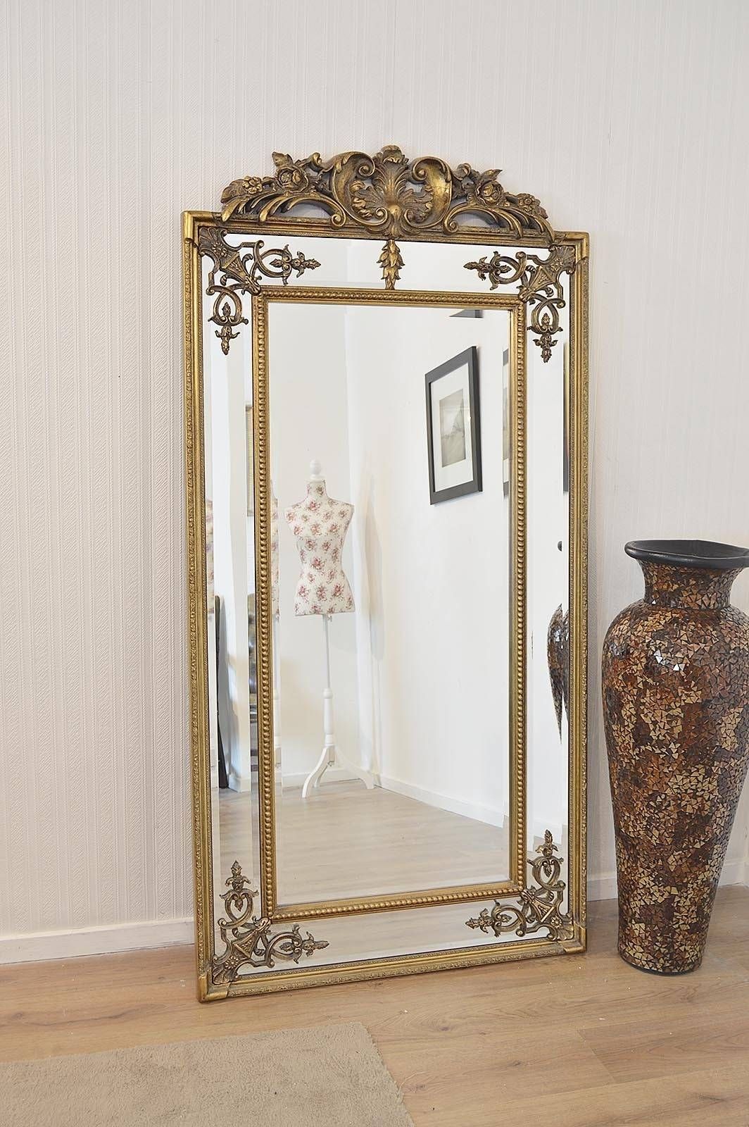 Mirror : Shabby Chic Mirrors Wonderful Ornate Gold Mirrors Here We Throughout Shabby Chic Gold Mirrors (View 5 of 15)