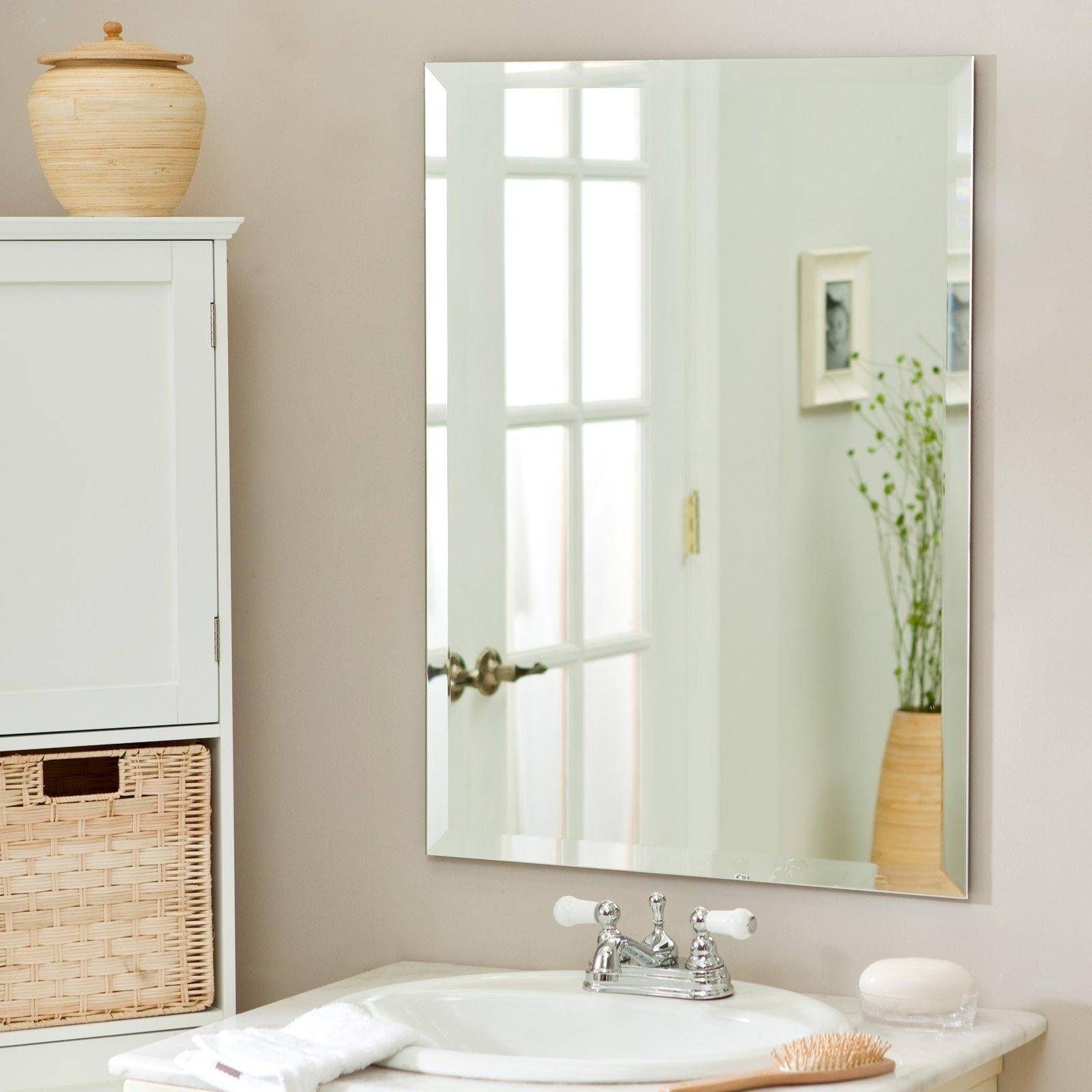 Mirror : Small Beveled Mirror Tiles | Vanity Decoration Within Pertaining To Small Bevelled Mirrors (View 6 of 15)