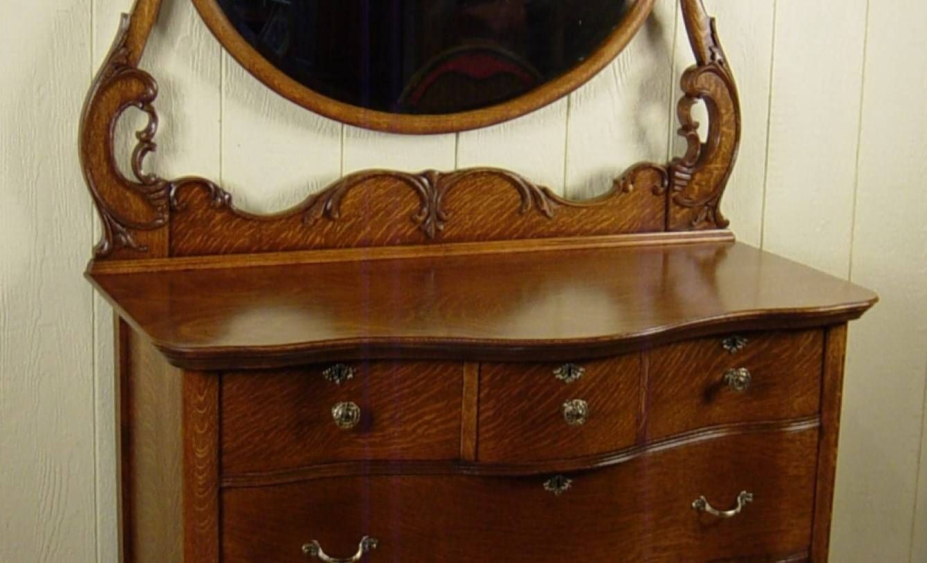 Mirror : Wonderful Antique Dresser With Mirror Wonderful Antique With Regard To Antique Small Mirrors (Photo 5 of 15)