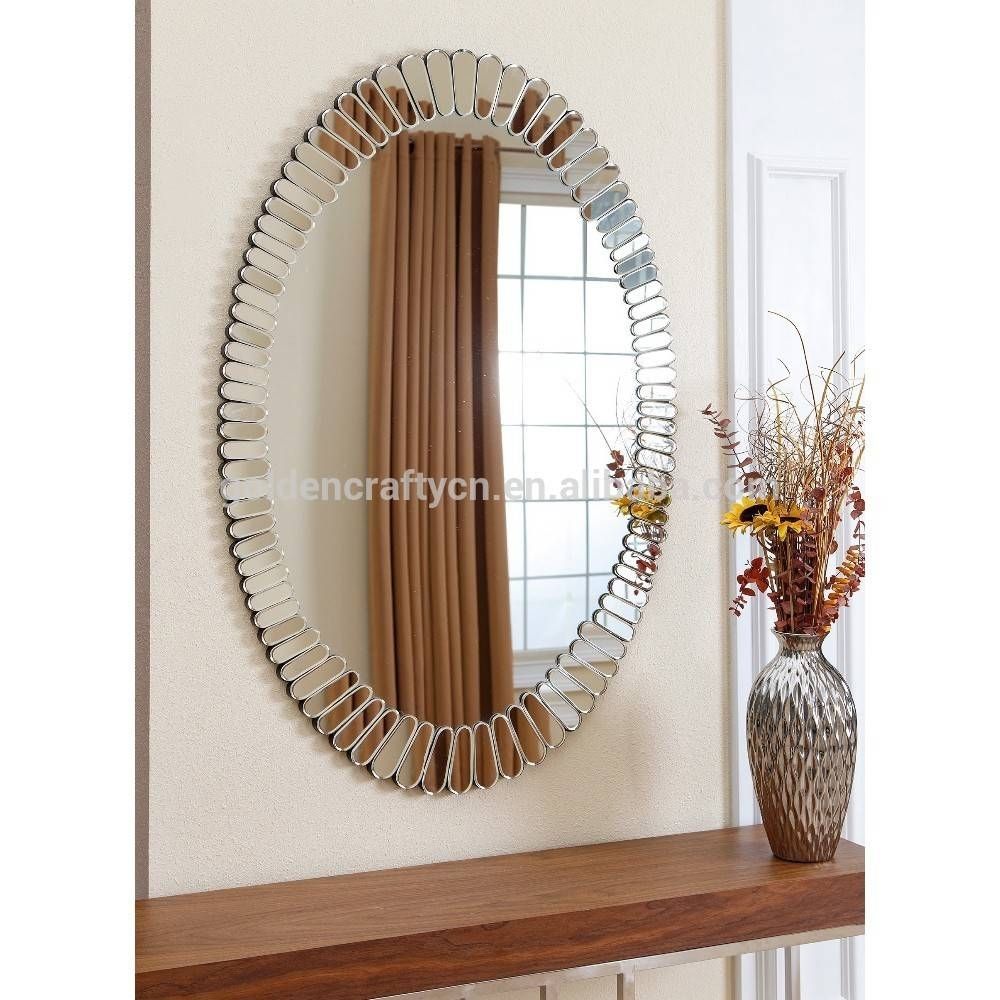 Modern Design Oval Venetian Glass Mirror – Buy Venetian Mirror Pertaining To Venetian Glass Mirrors (Photo 6 of 15)