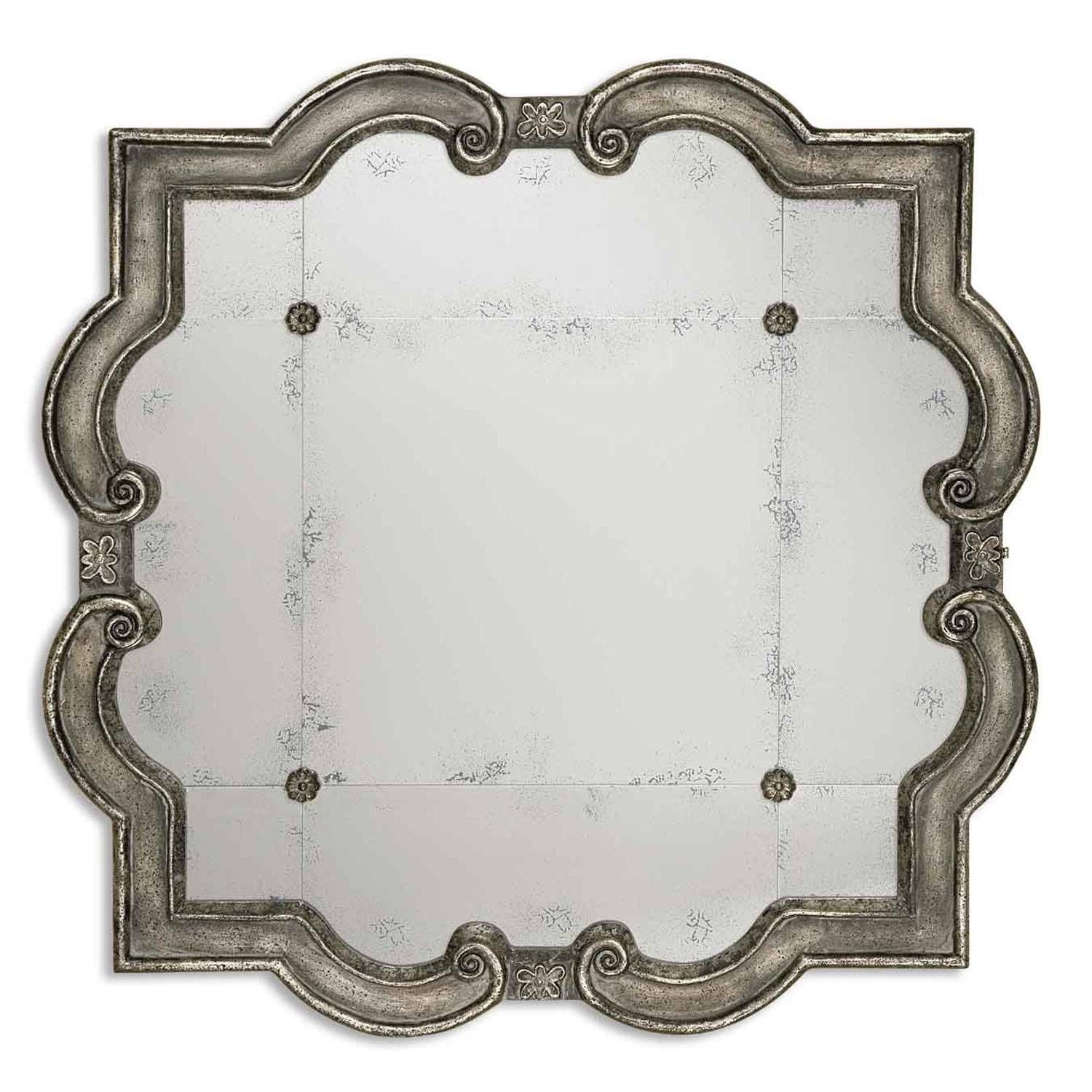 Prisca Small Mirror Uttermost Wall Mirror Mirrors Home Decor In Antique Small Mirrors (Photo 14 of 15)