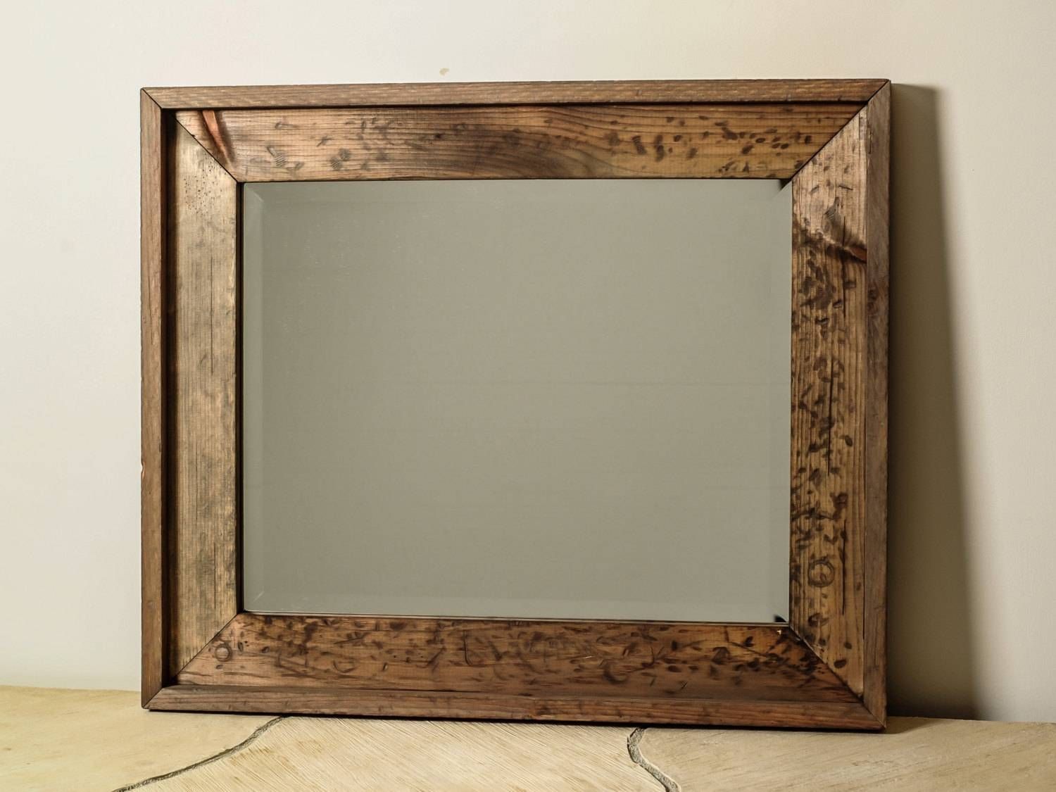 Projects Inspiration Wood Bathroom Mirror Framed Mirrors Large With Wooden Mirrors (View 13 of 15)