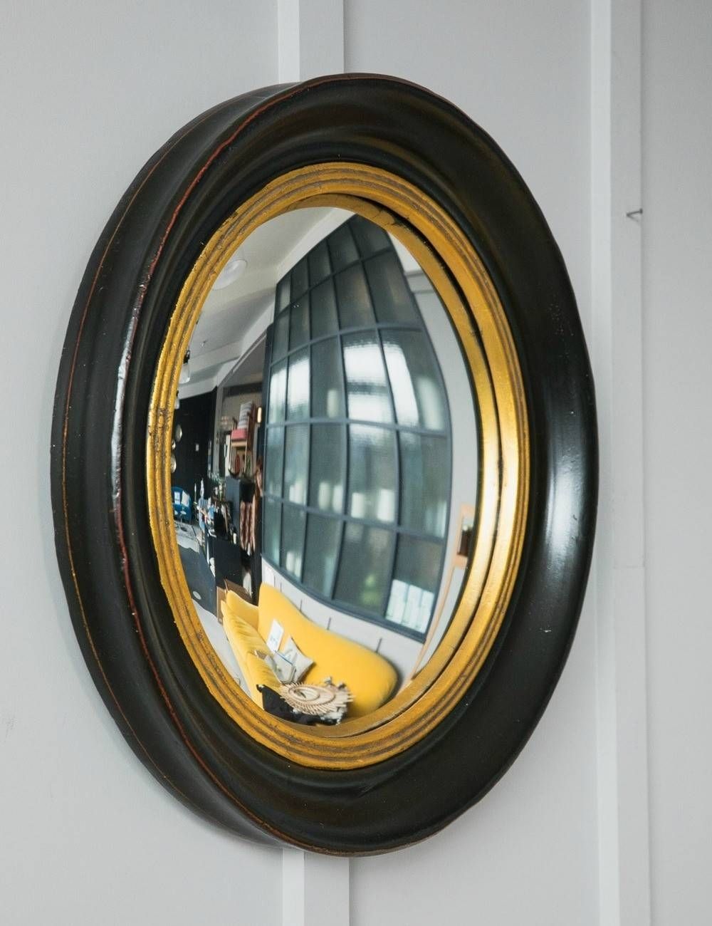 Round Decorative Fish Eye Convex Mirror | Rose & Grey Pertaining To Convex Porthole Mirrors (View 4 of 15)