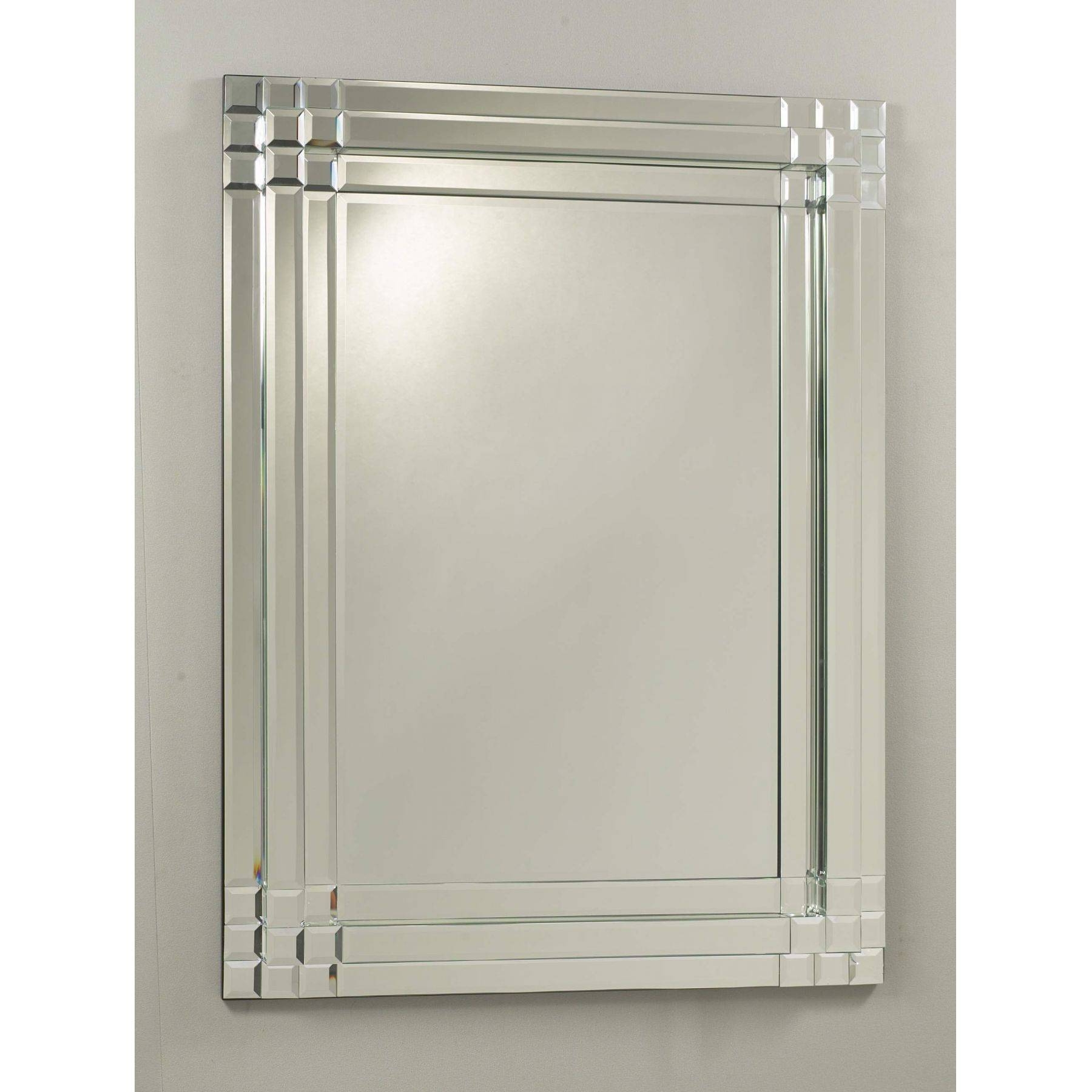 Silver Box Bevel Mirror – Miscellaneous From Homesdirect 365 Uk Within Bevel Mirrors (Photo 1 of 15)