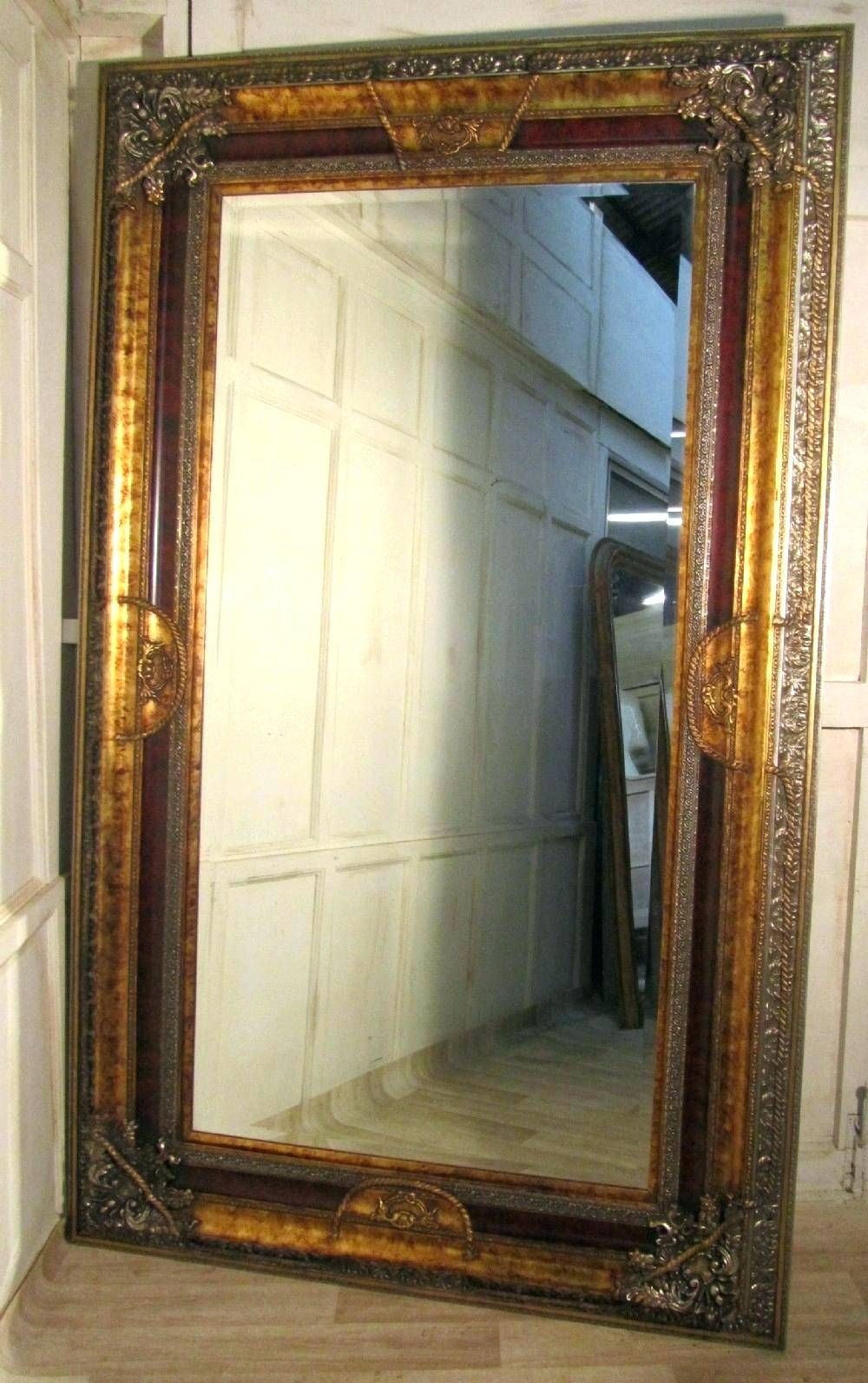 Wall Mirrors ~ Antique Gold Mirrors Antique Wall Mirrors For Sale Throughout Shabby Chic Gold Mirrors (View 10 of 15)