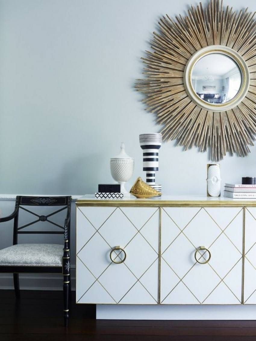 10 Perfect Ways To Combine Sideboards With Wall Mirrors Inside Mirror Over Sideboards (View 2 of 15)