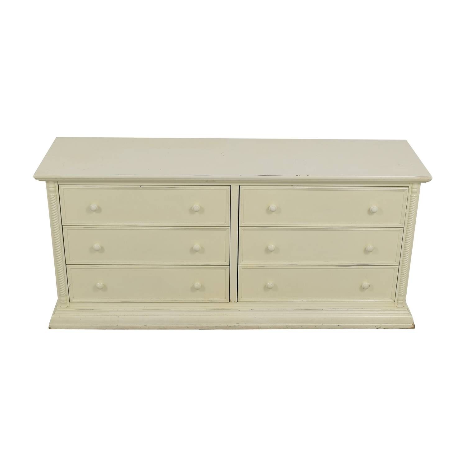 78% Off – Bellini Bellini White Dresser / Storage Intended For Second Hand Dressers And Sideboards (Photo 7 of 15)