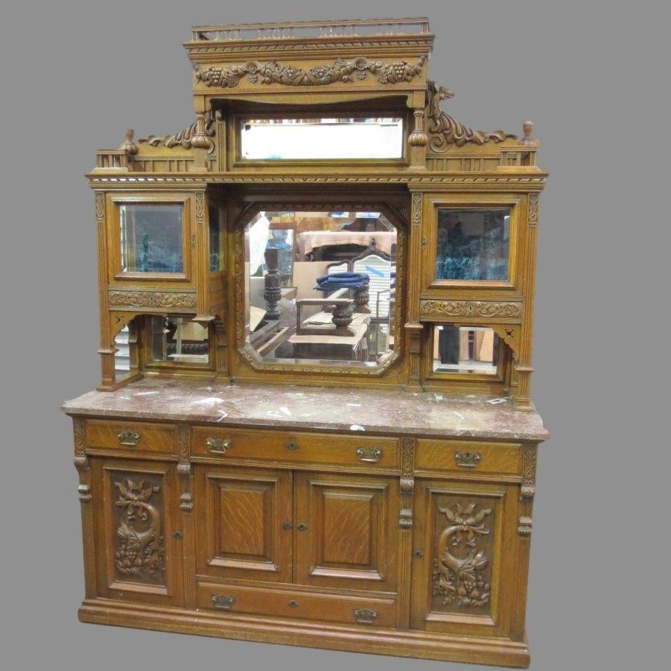 Antique Sideboards And Hutches | Guidepecheaveyron Intended For Sideboards And Hutches (View 3 of 15)