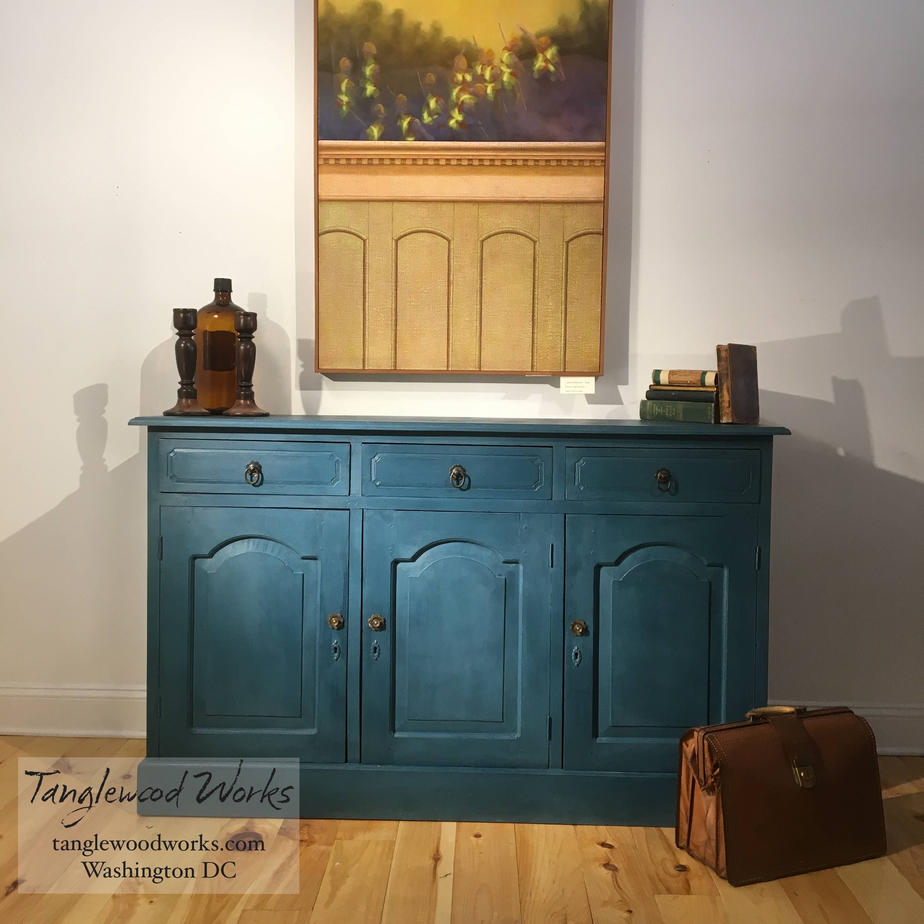 Awesome Blue Sideboard Buffet – Bjdgjy Inside Credenza Buffet Sideboards (Photo 4 of 15)