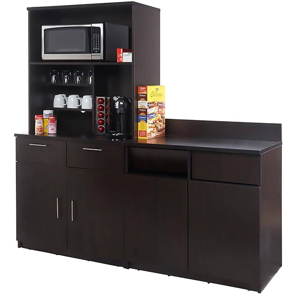 Coffee Kitchen Espresso Sideboard With Lunch Break Room Within Espresso Sideboards (Photo 11 of 15)